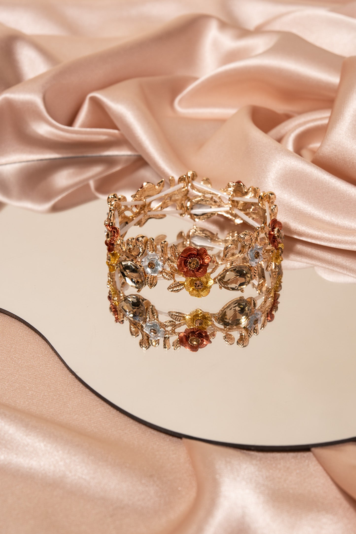 Ella Flower Vine Stone Bracelet