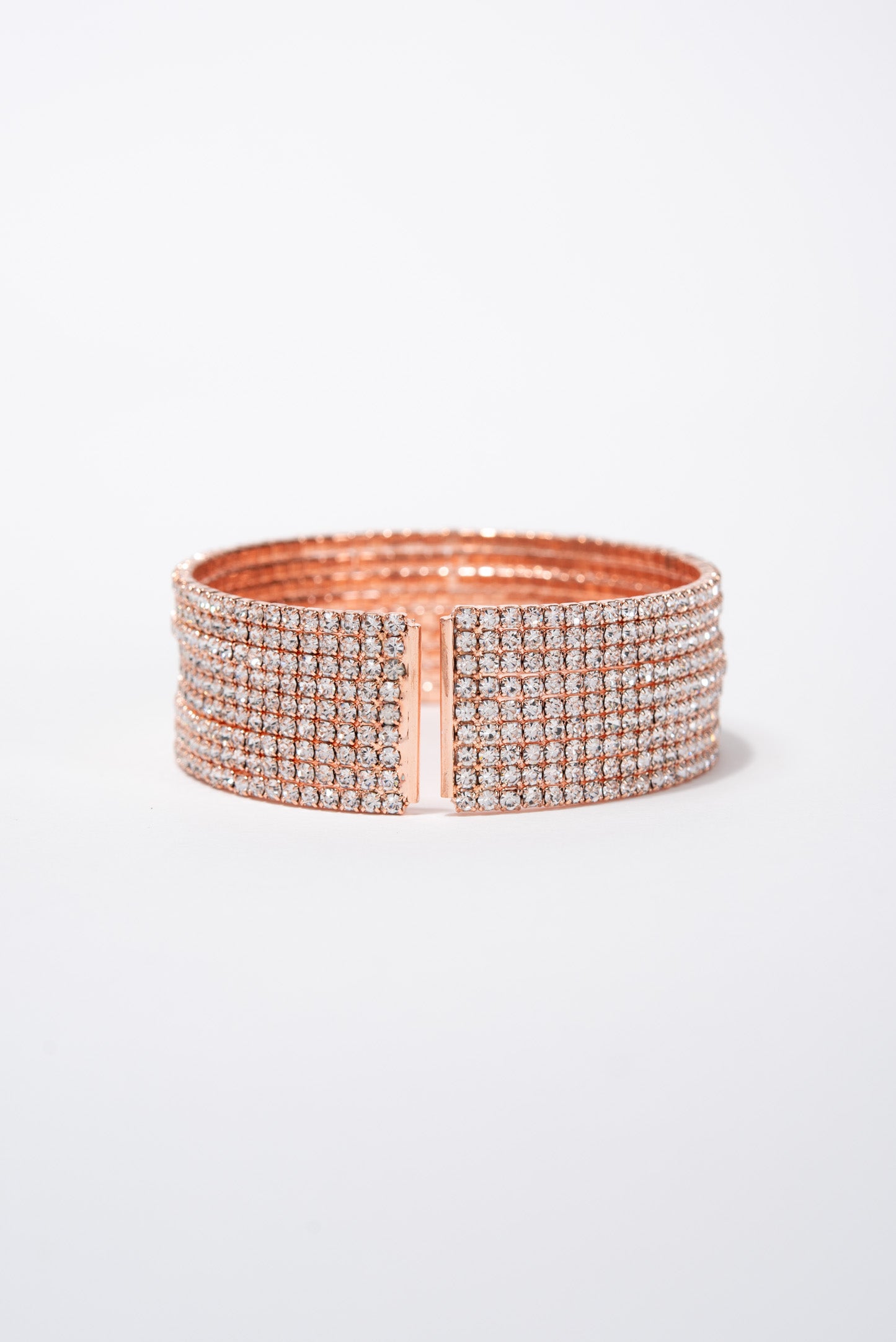 Aurelia 7 Row Rhinestone Tennis Cuff