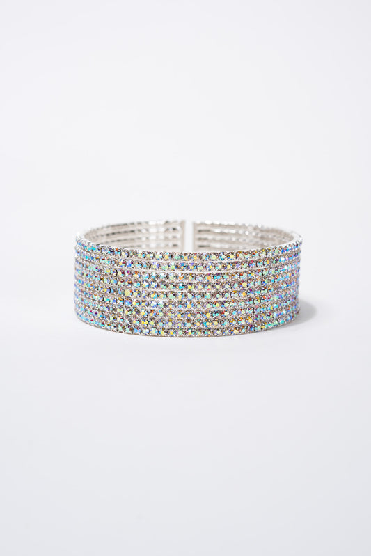 Aurelia 7 Row Rhinestone Tennis Cuff