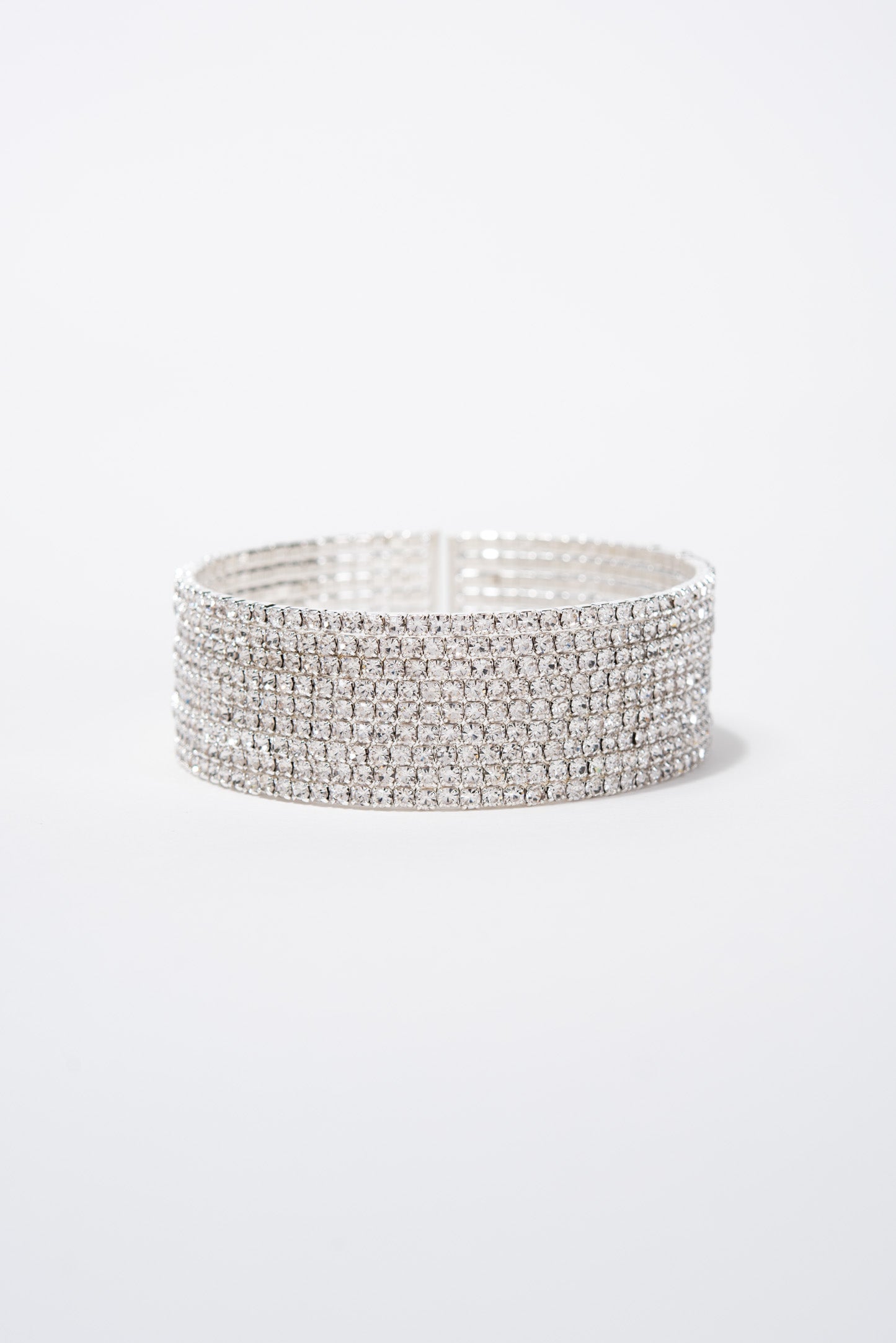 Aurelia 7 Row Rhinestone Tennis Cuff