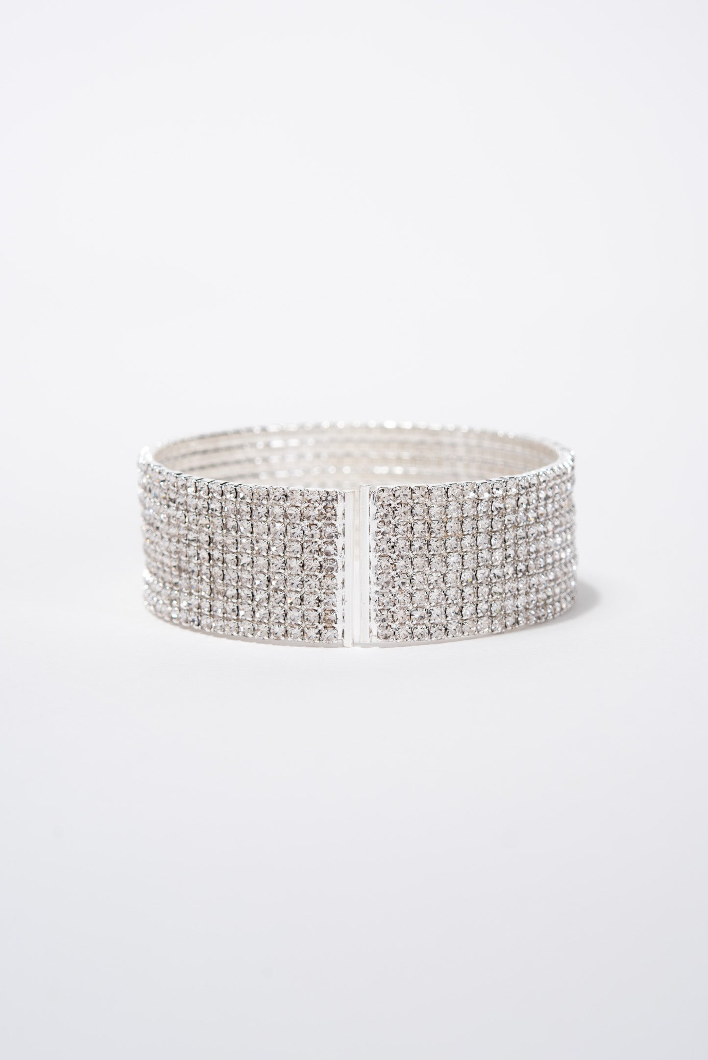 Aurelia 7 Row Rhinestone Tennis Cuff