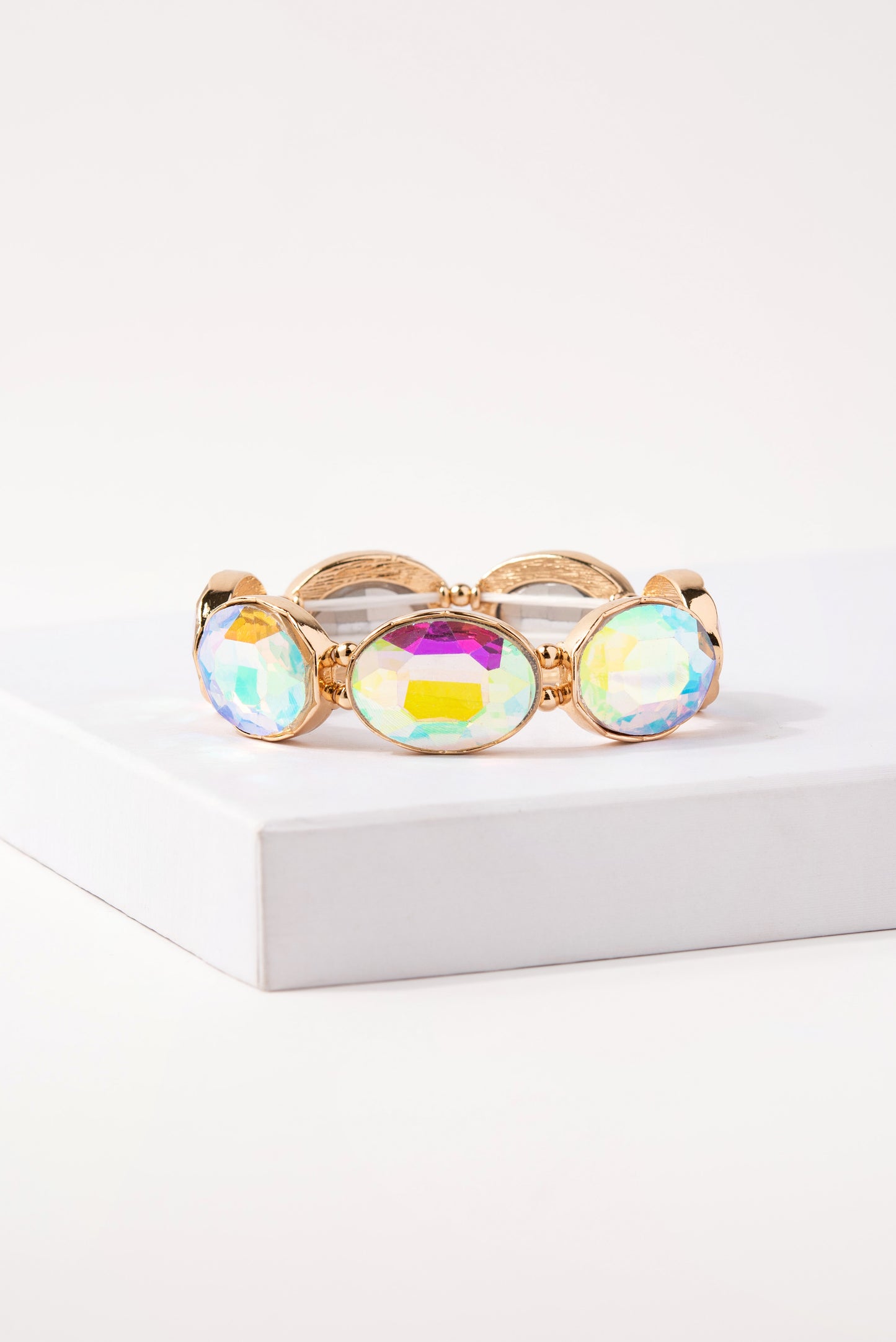 Hattie Rhinestone Stretch Bracelet
