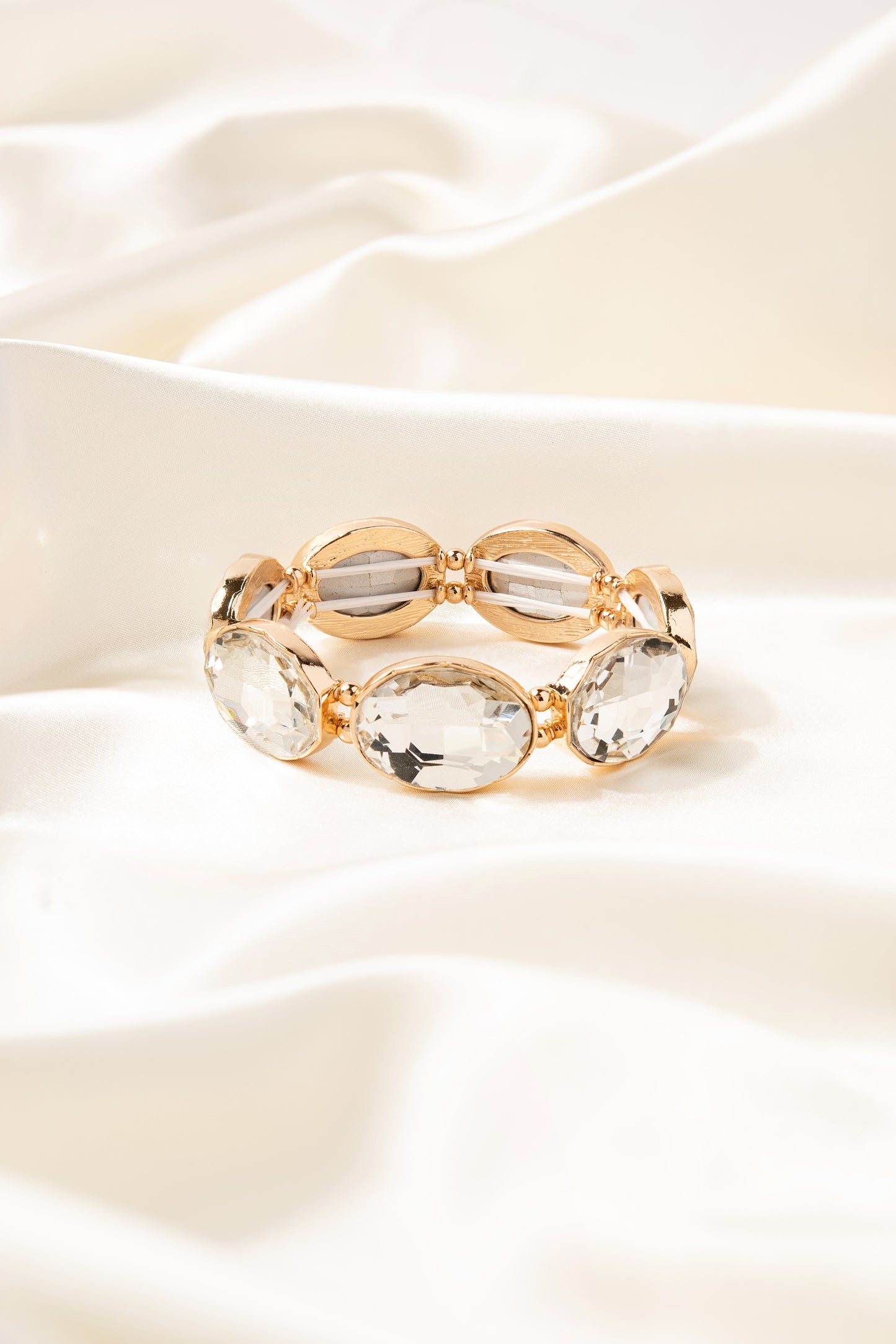 Hattie Rhinestone Stretch Bracelet