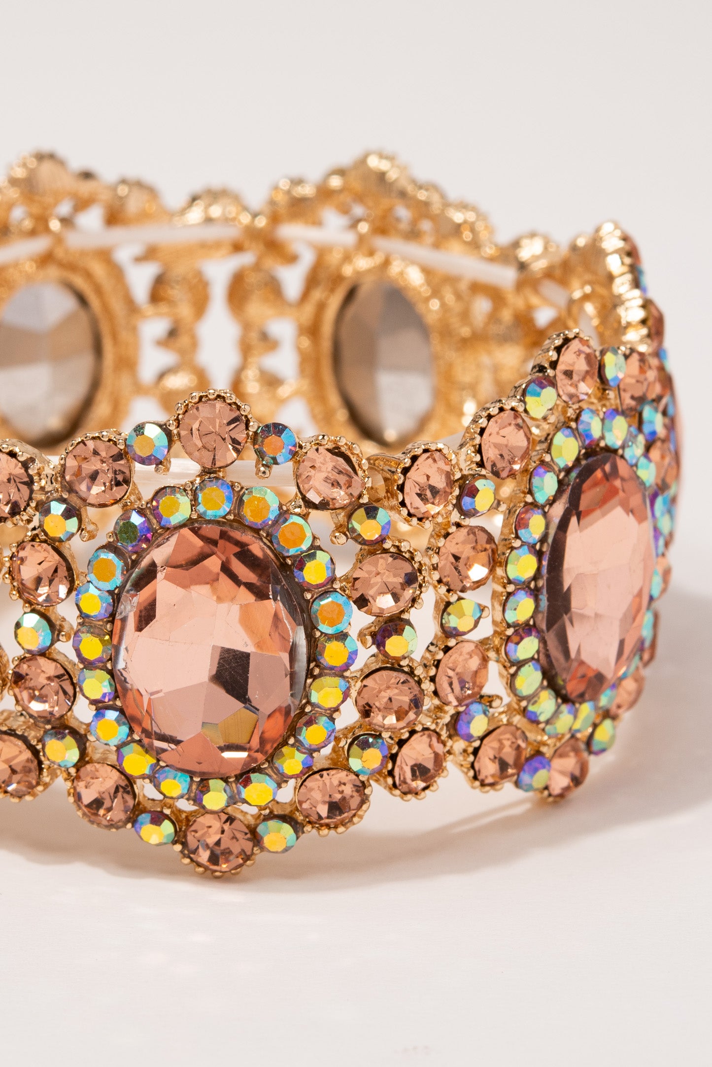 Iris Rhinestone Statement Bracelet