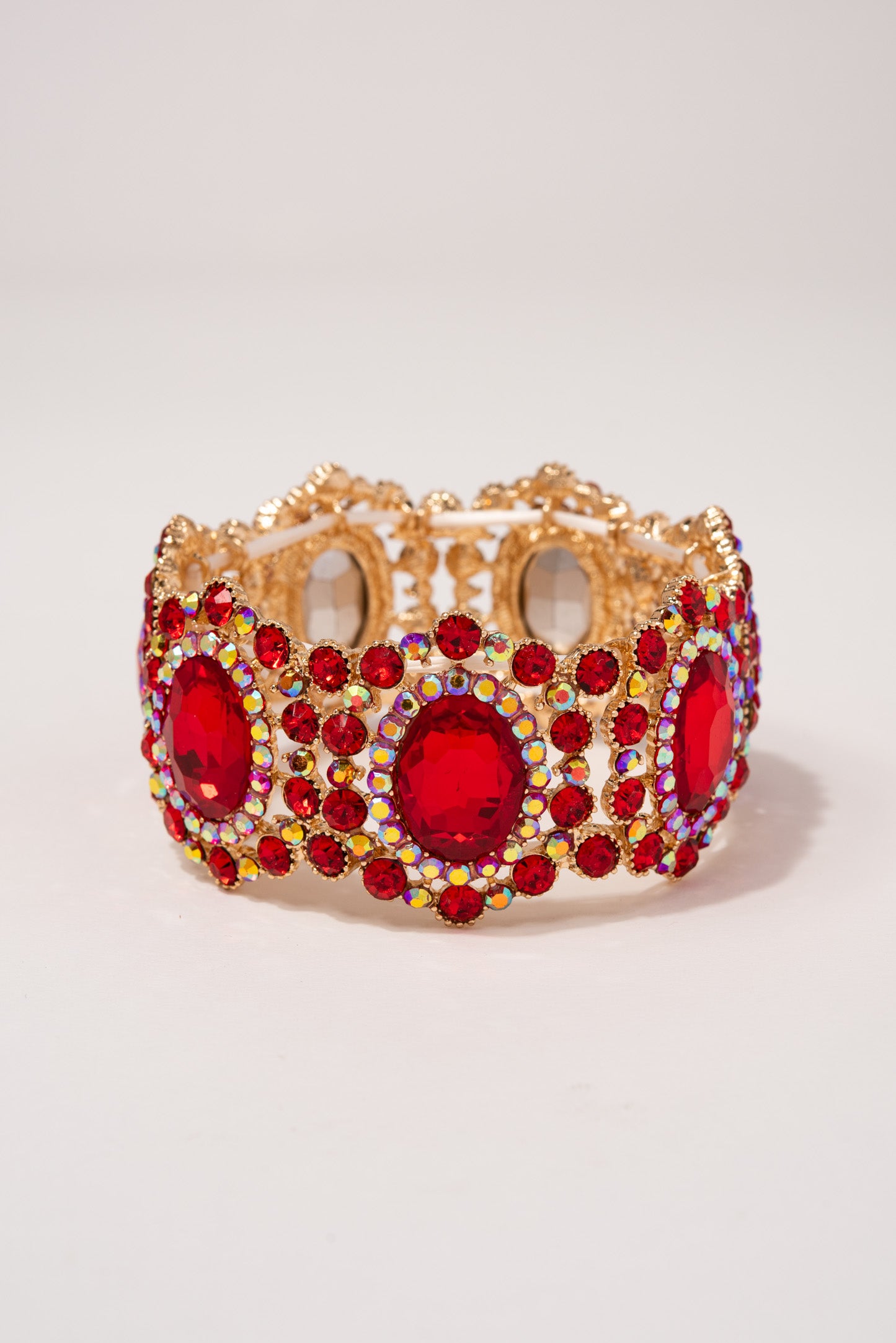 Iris Rhinestone Statement Bracelet