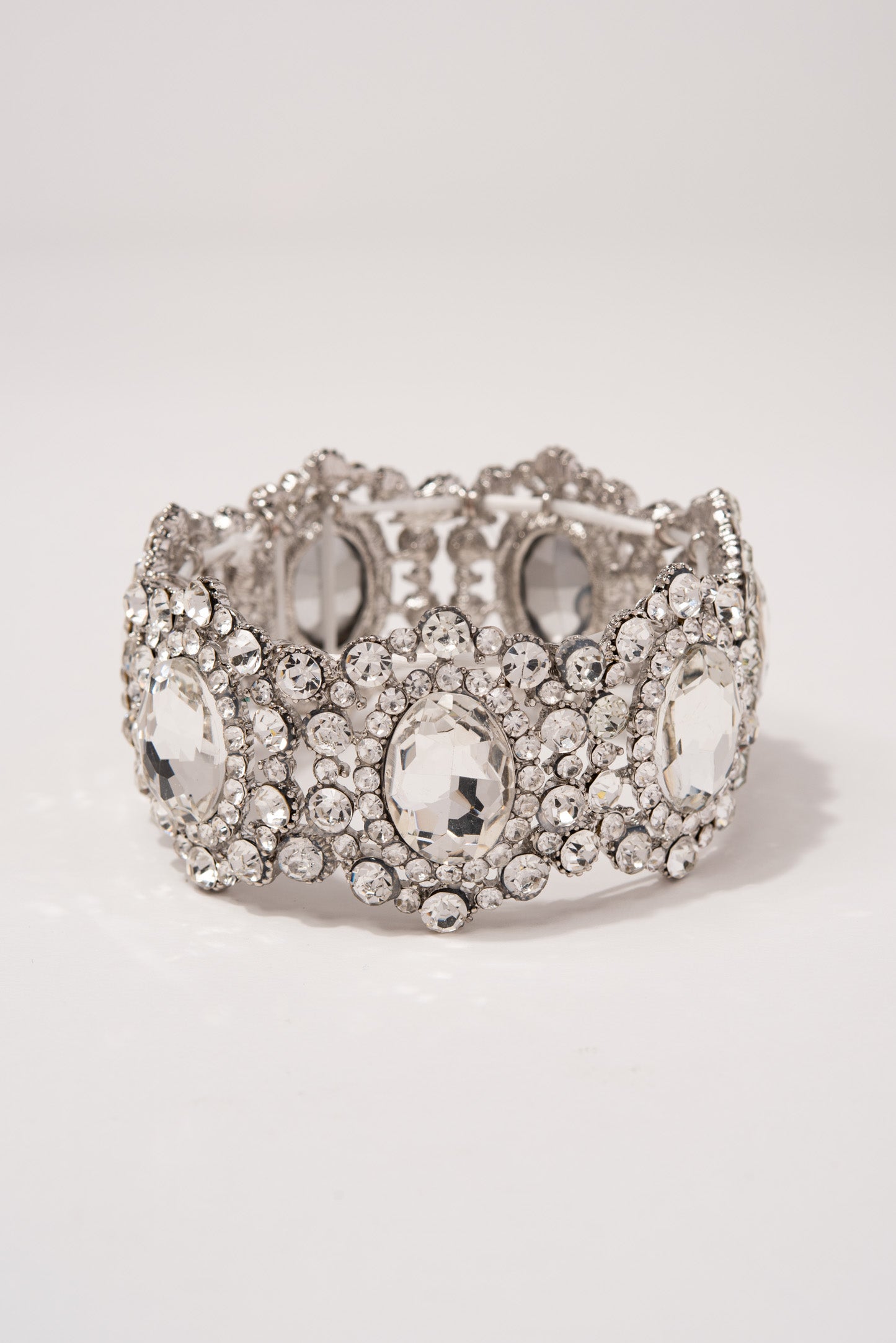 Iris Rhinestone Statement Bracelet
