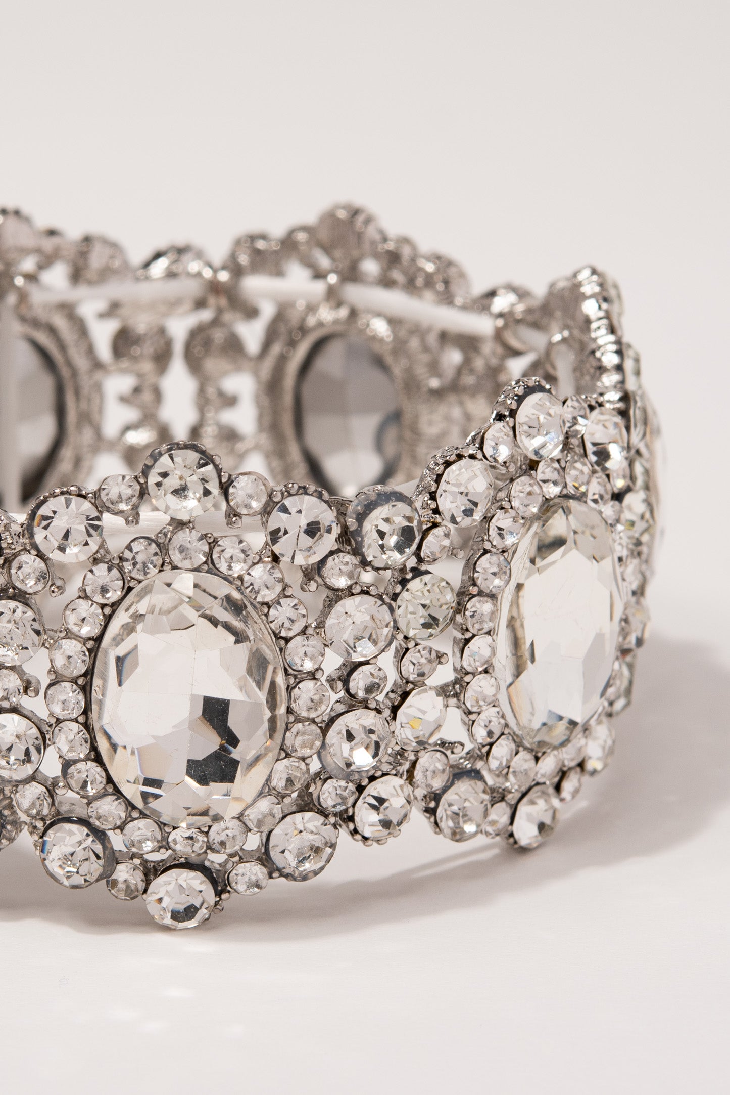 Iris Rhinestone Statement Bracelet