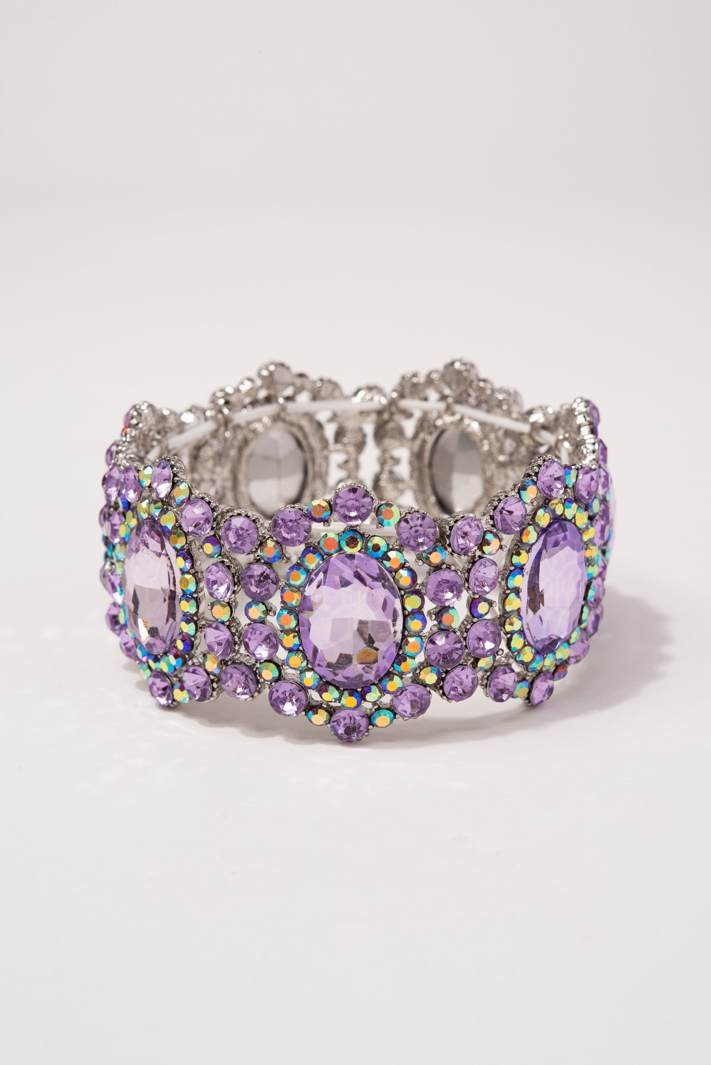 Iris Rhinestone Statement Bracelet