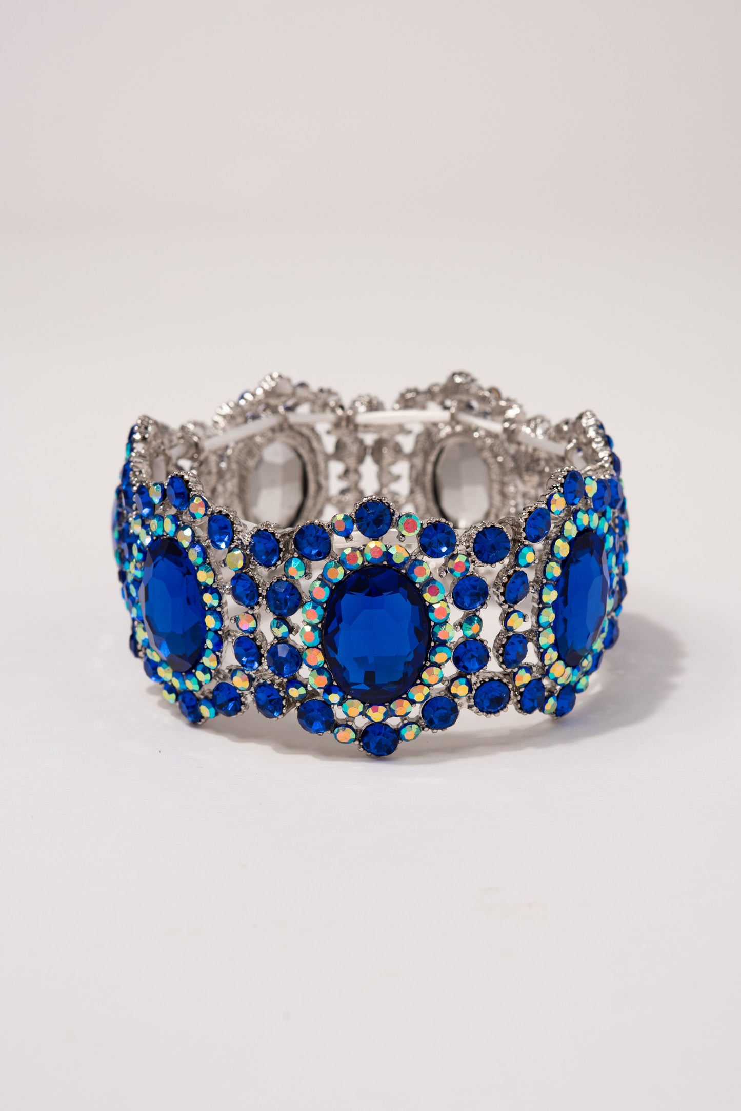Iris Rhinestone Statement Bracelet