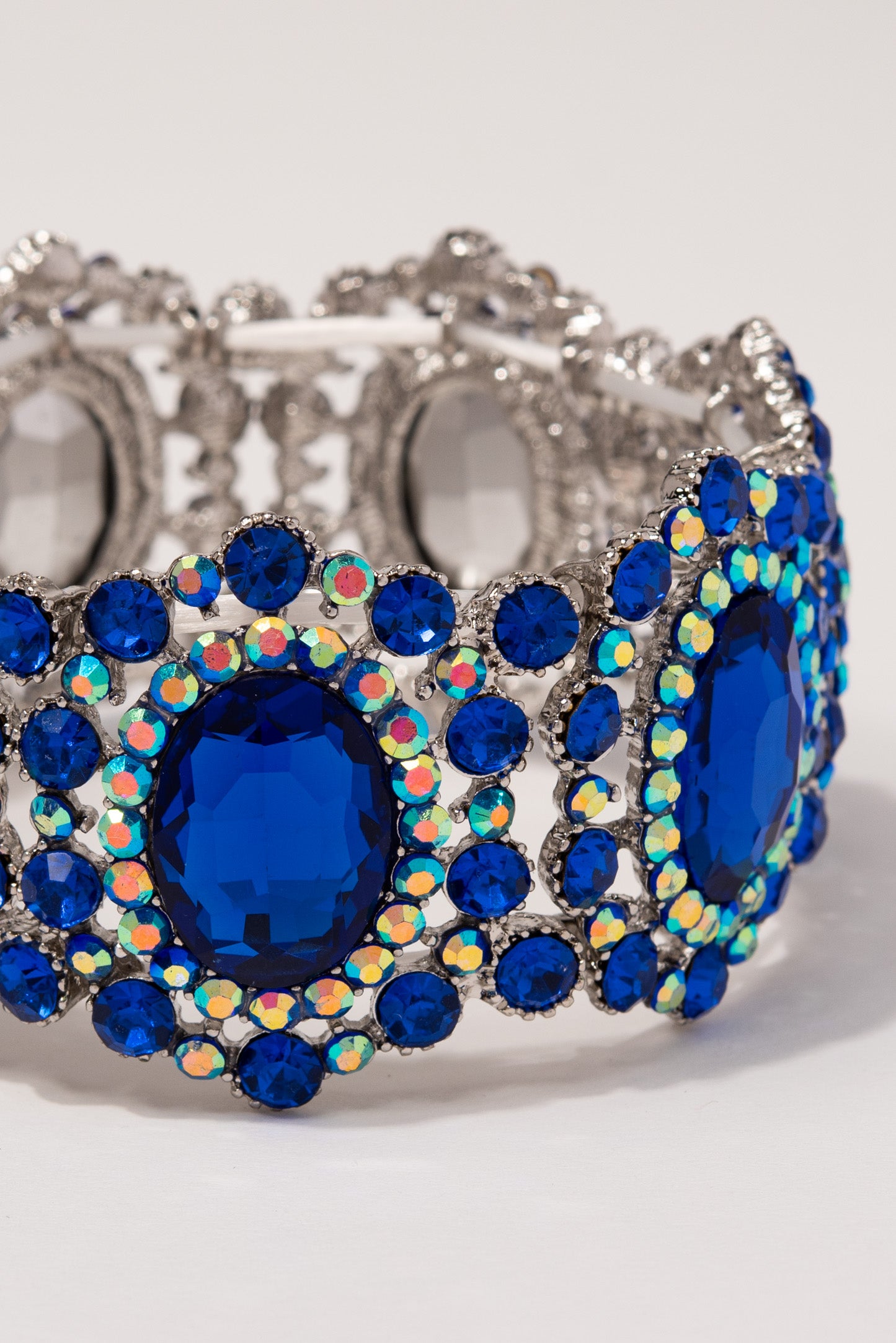 Iris Rhinestone Statement Bracelet