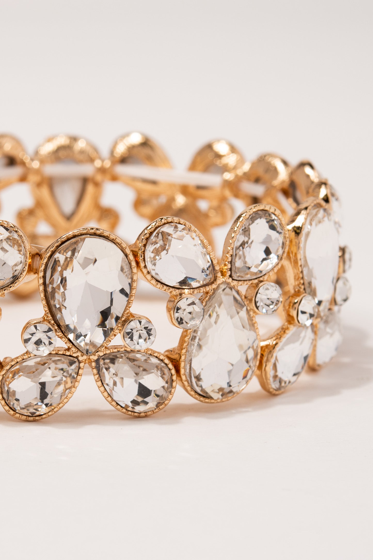 Jasmine Rhinestone Statement Bracelet