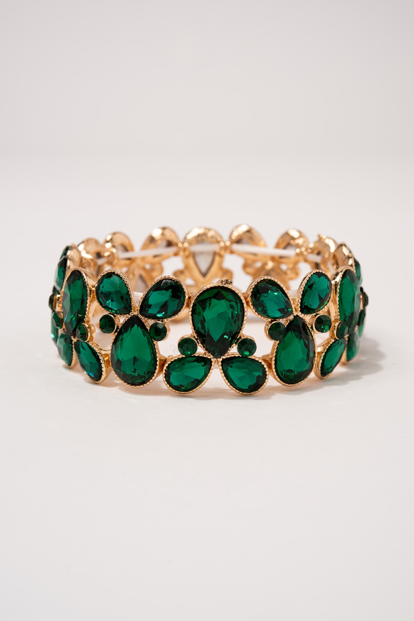 Jasmine Rhinestone Statement Bracelet