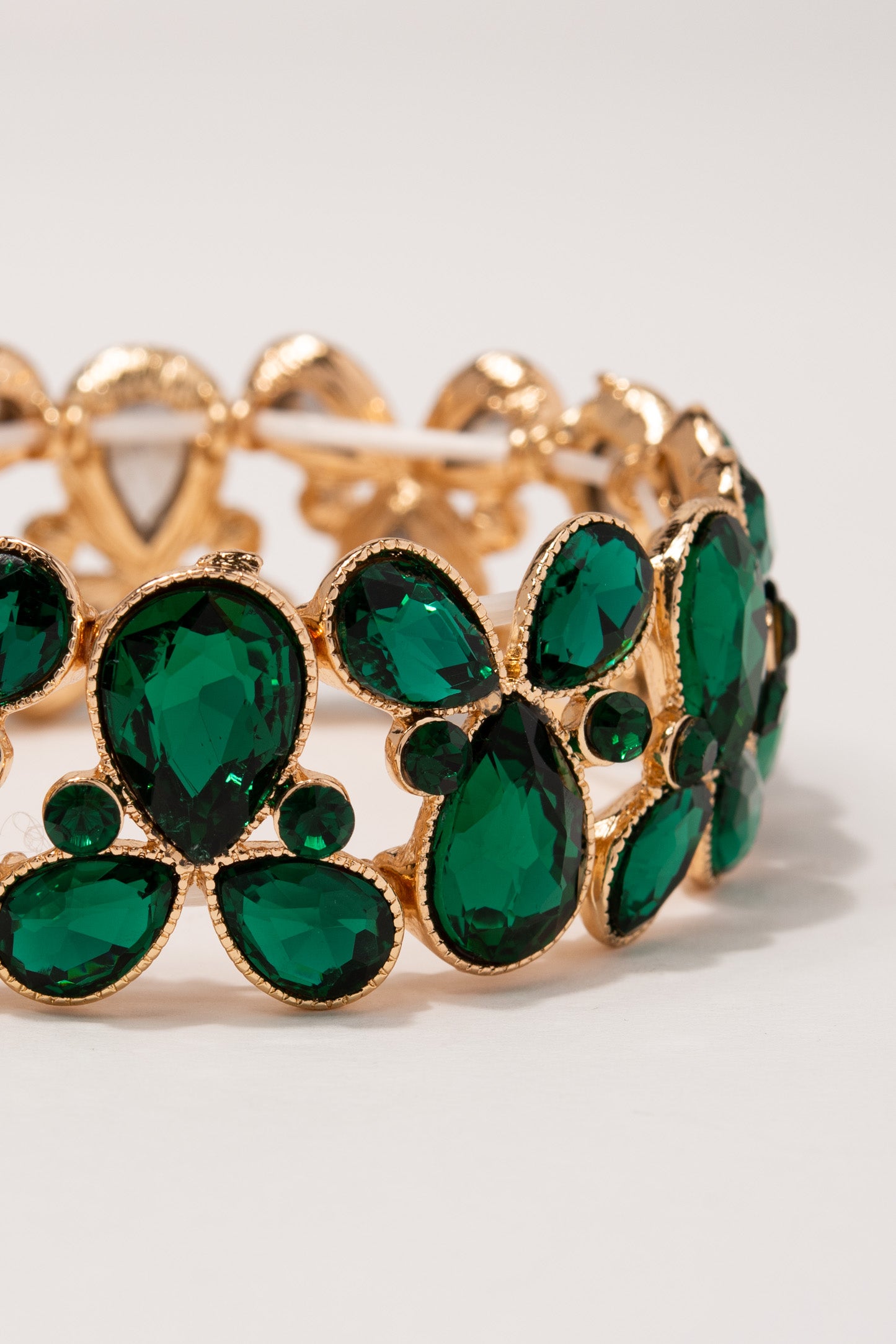 Jasmine Rhinestone Statement Bracelet