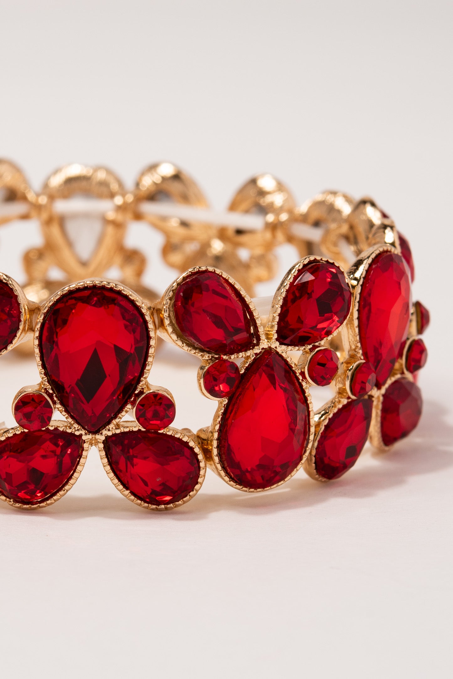 Jasmine Rhinestone Statement Bracelet