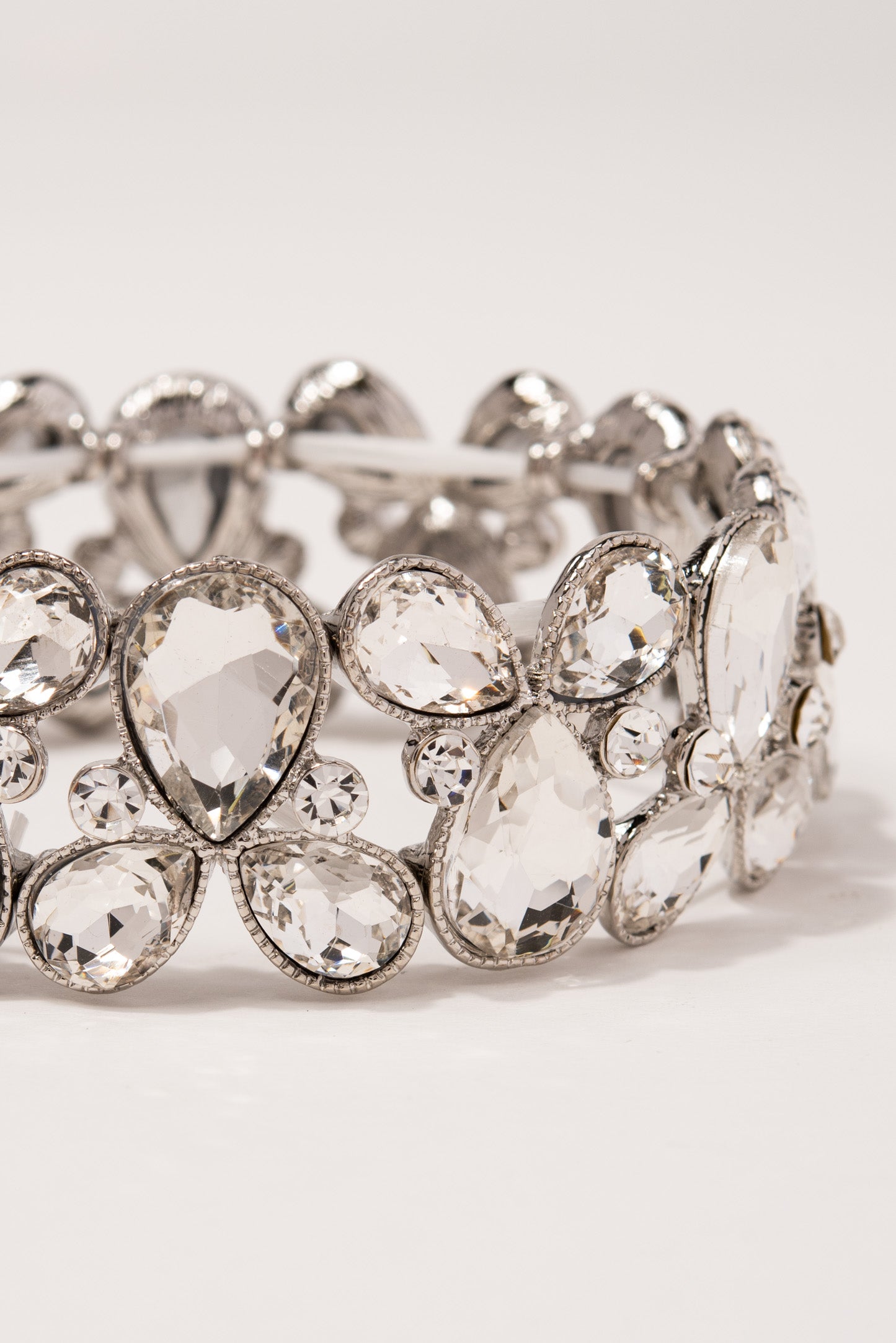 Jasmine Rhinestone Statement Bracelet
