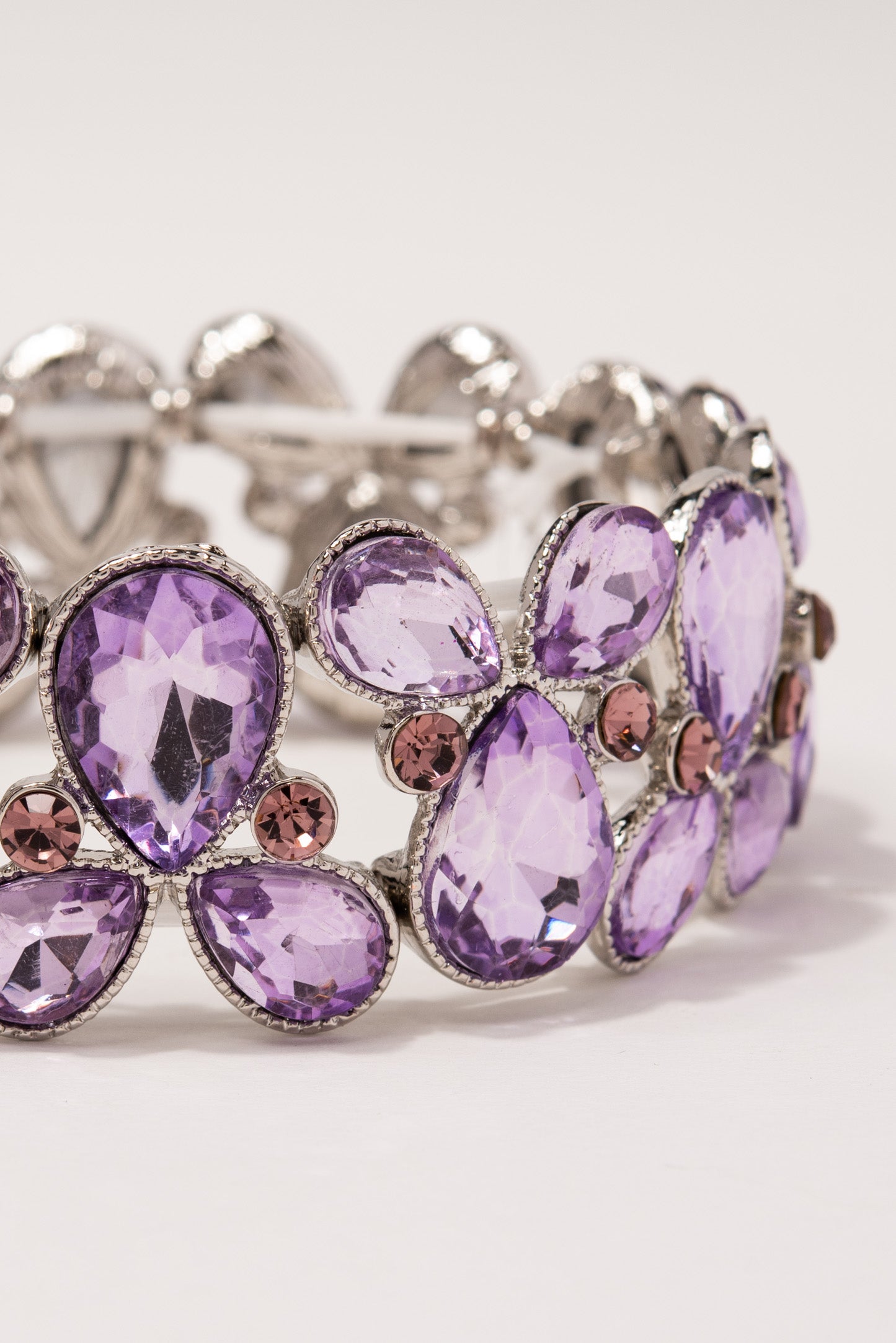 Jasmine Rhinestone Statement Bracelet