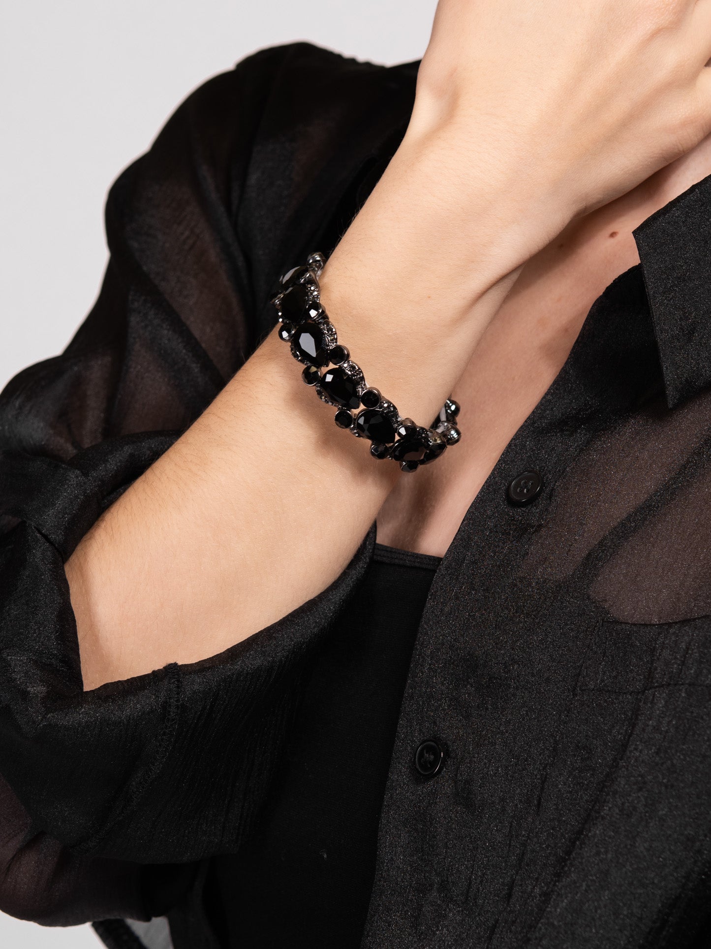 Bridget Stone Statement Stretch Bracelet