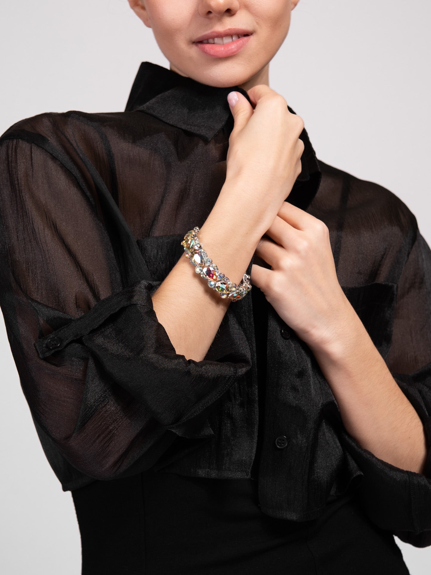 Bridget Stone Statement Stretch Bracelet