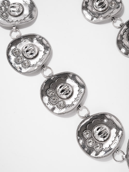 Onyx Western Cowboy Hat Chain Belt