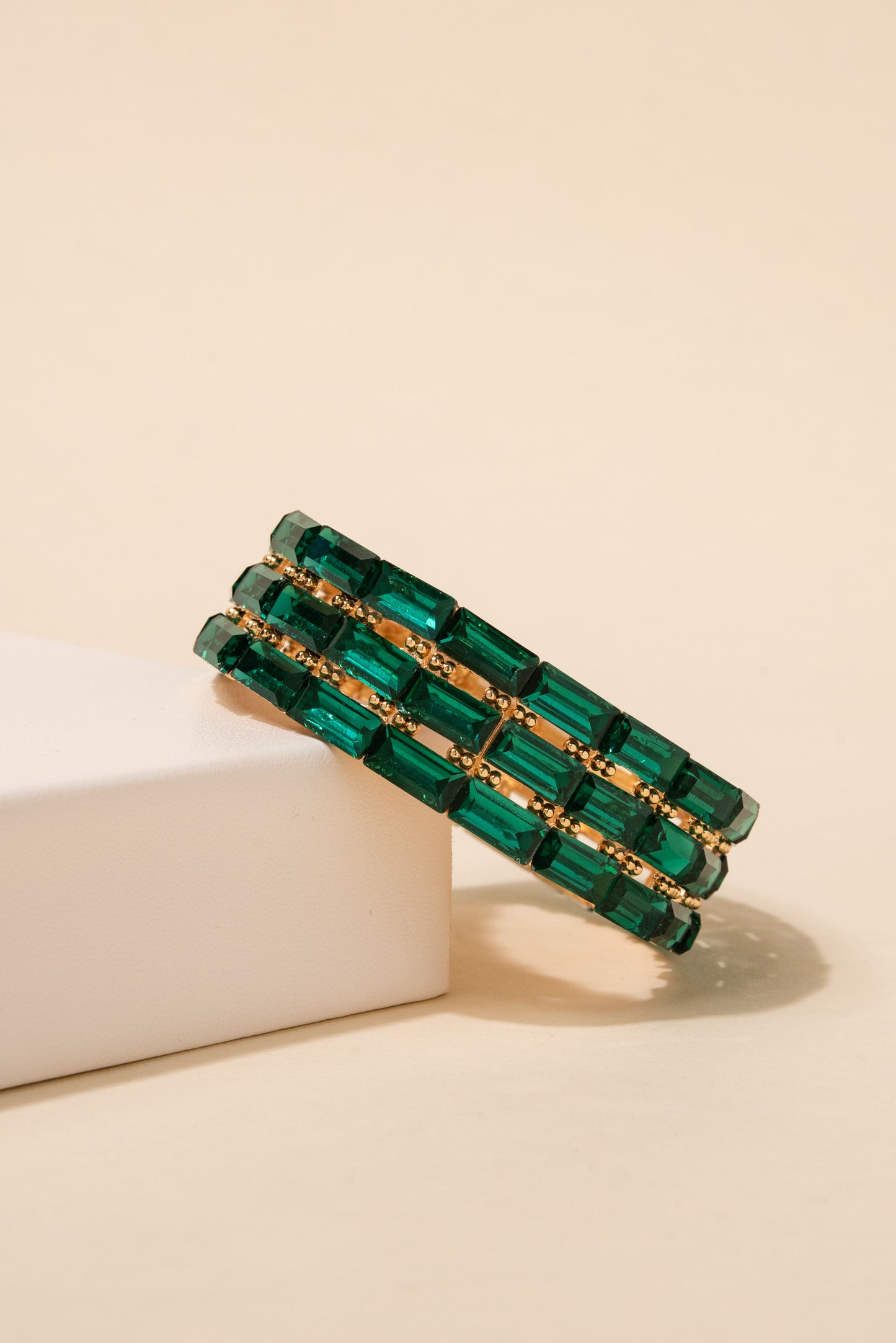 Madison Rectangle Rhinestone Bracelet