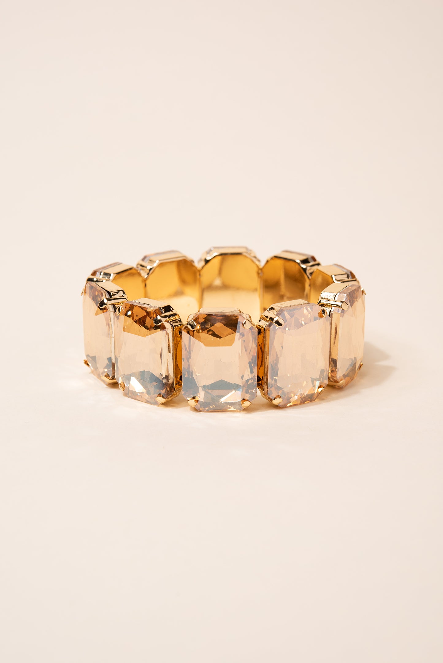 Carrie Octagon Rhinestone Bracelet