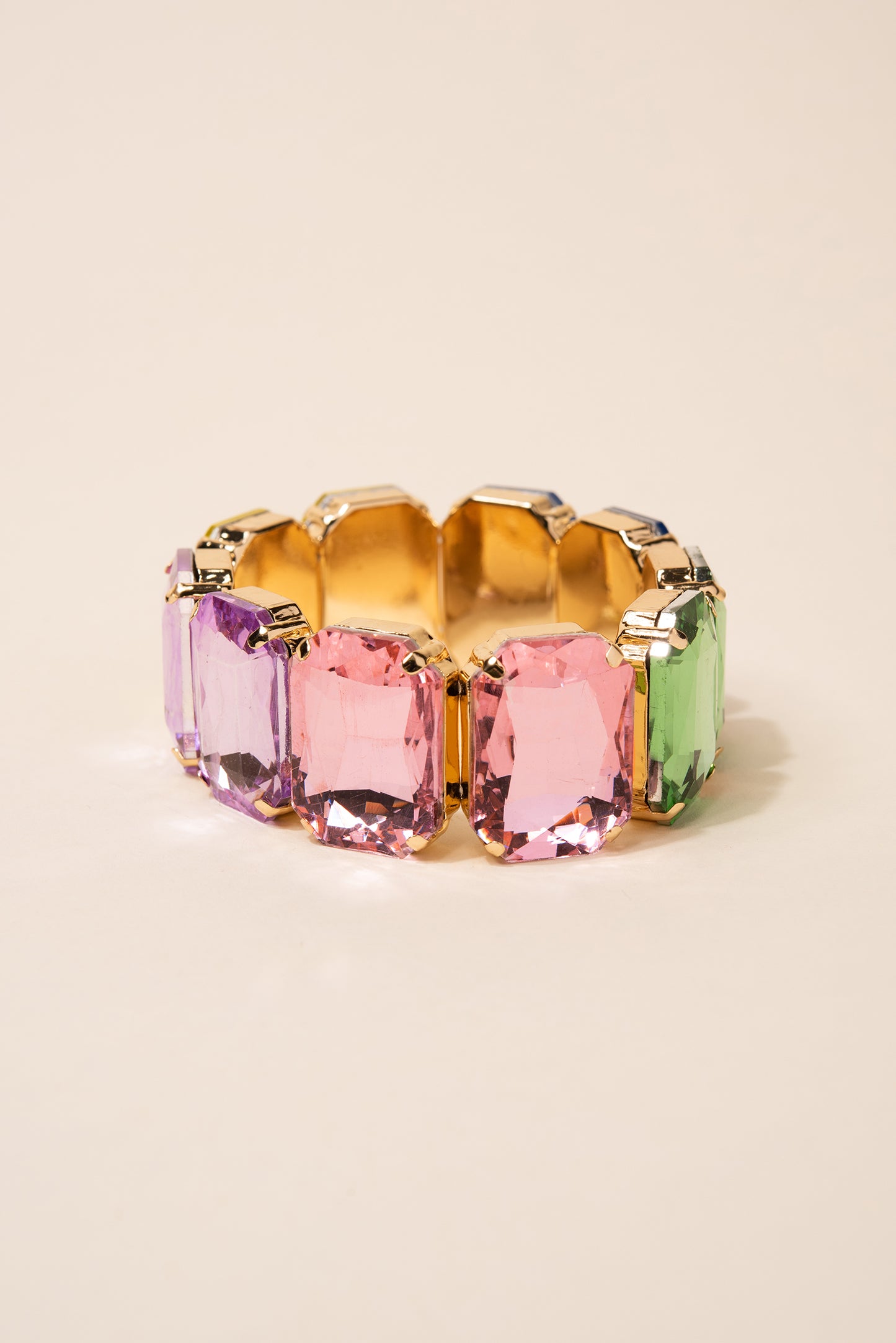 Carrie Octagon Rhinestone Bracelet