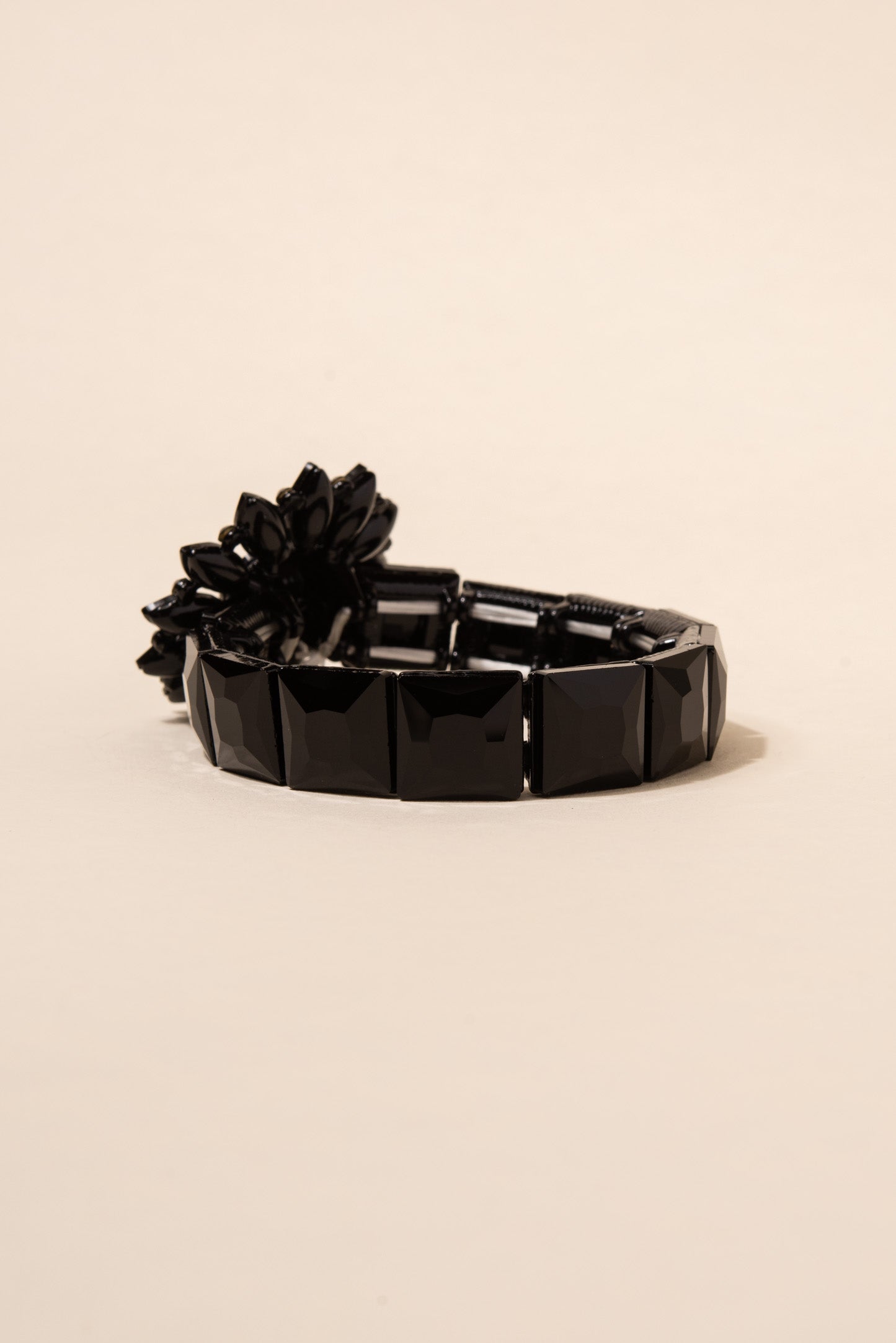 Juniper's Flower Rhinestone Bracelet