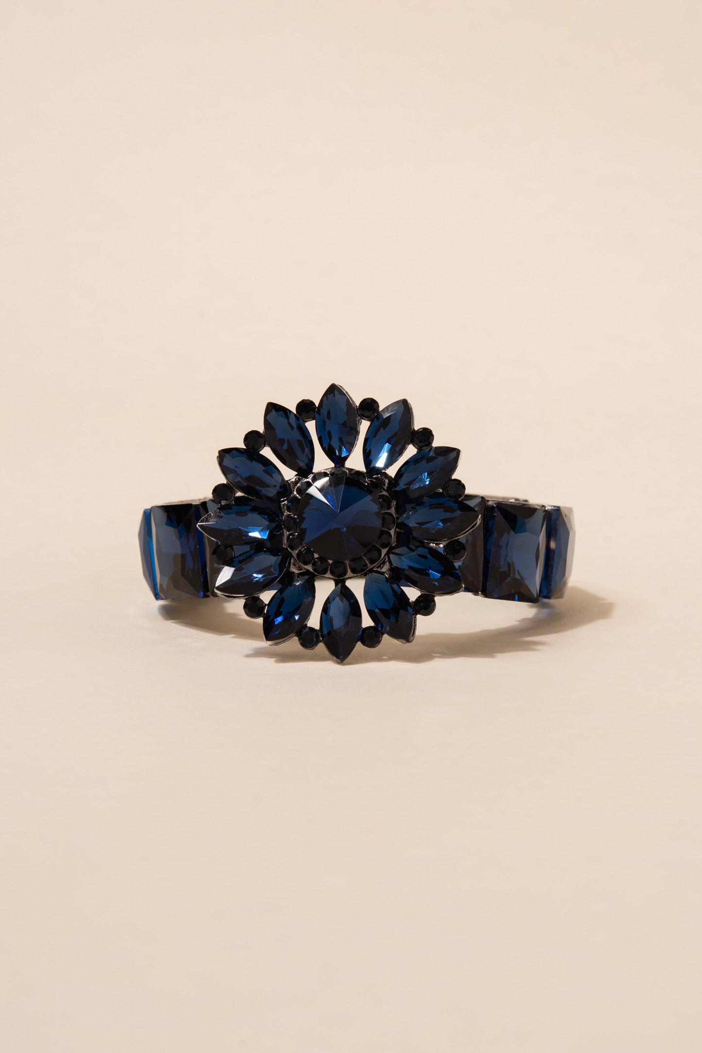 Juniper's Flower Rhinestone Bracelet