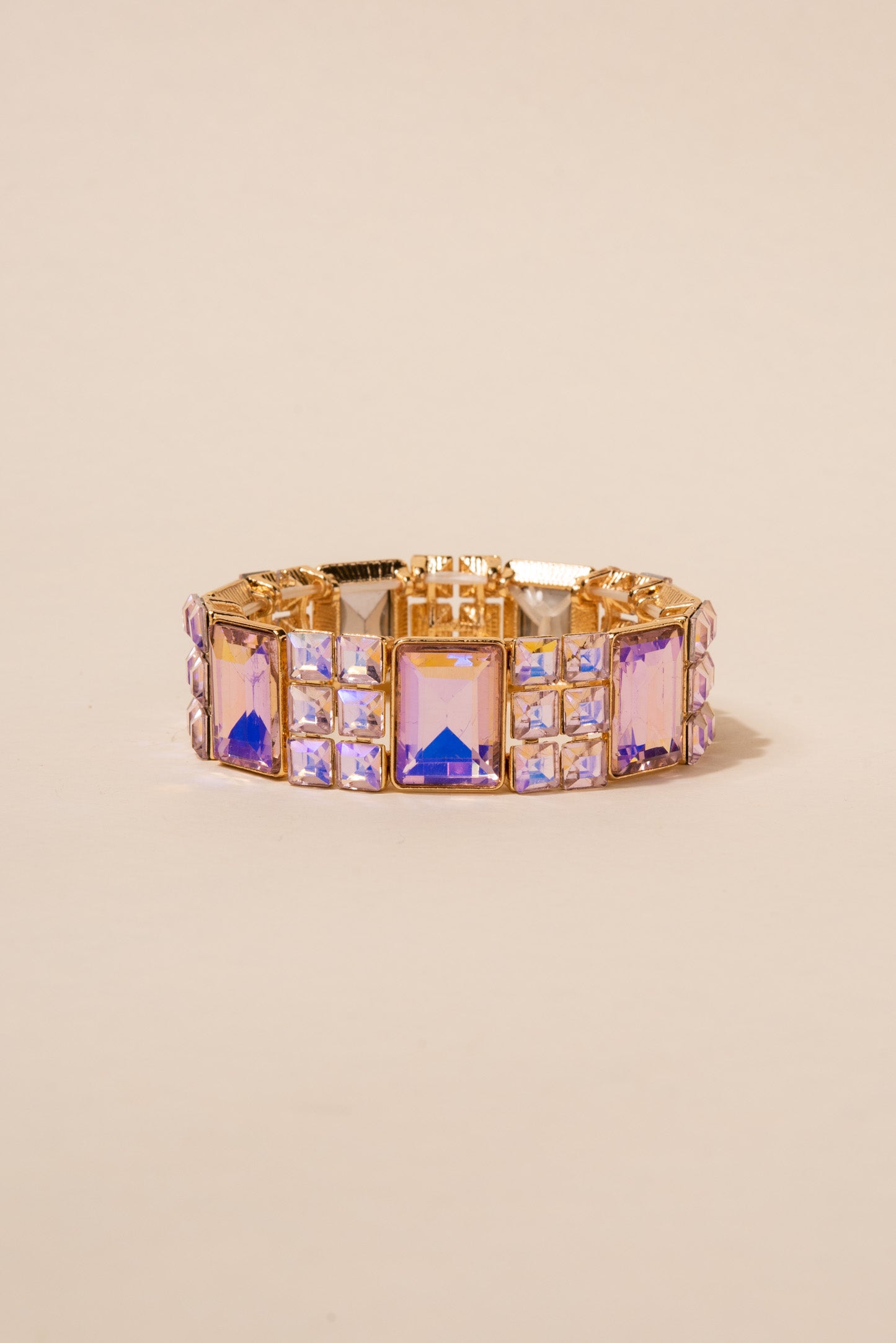Layla Square Rhinestone Bracelet