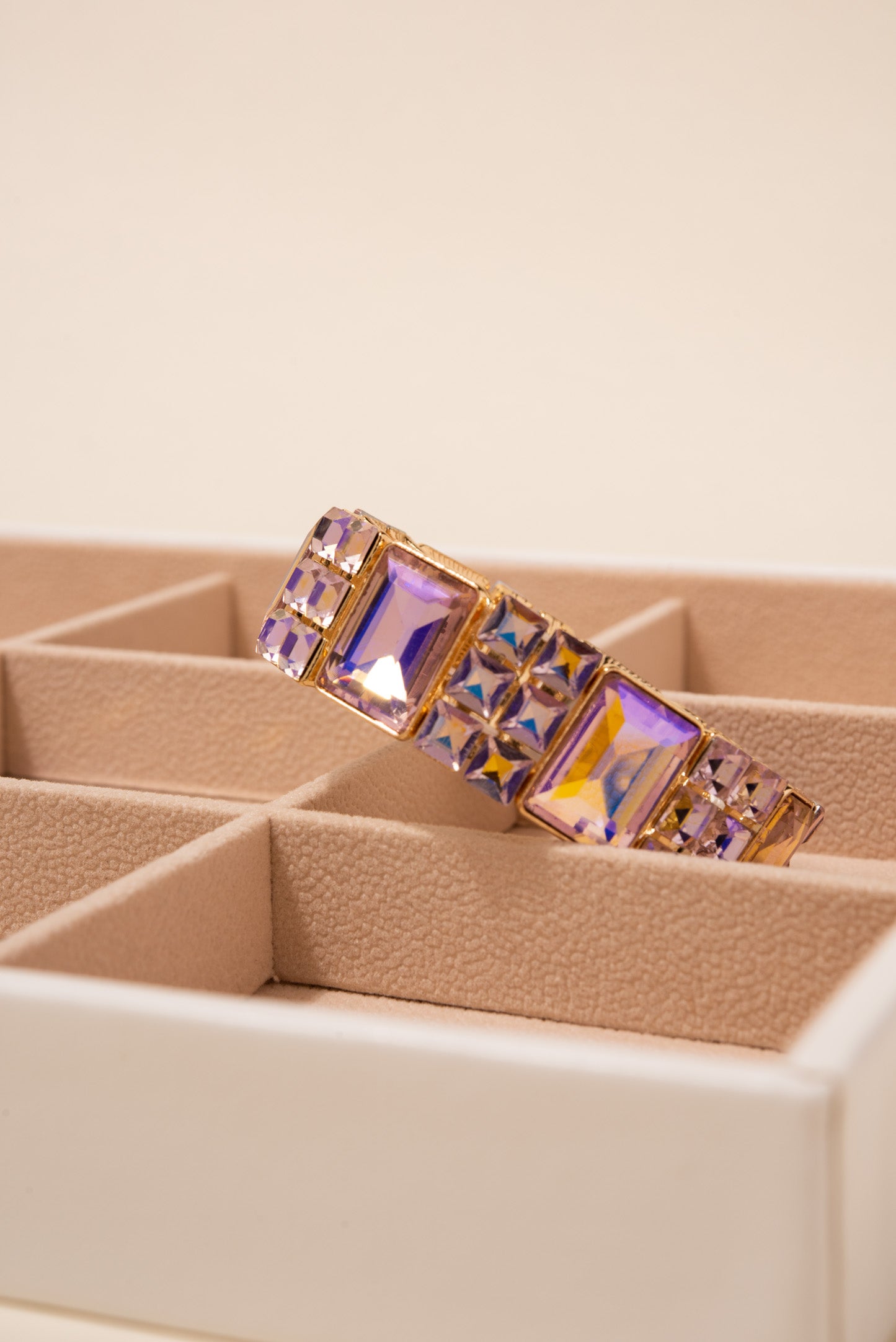 Layla Square Rhinestone Bracelet