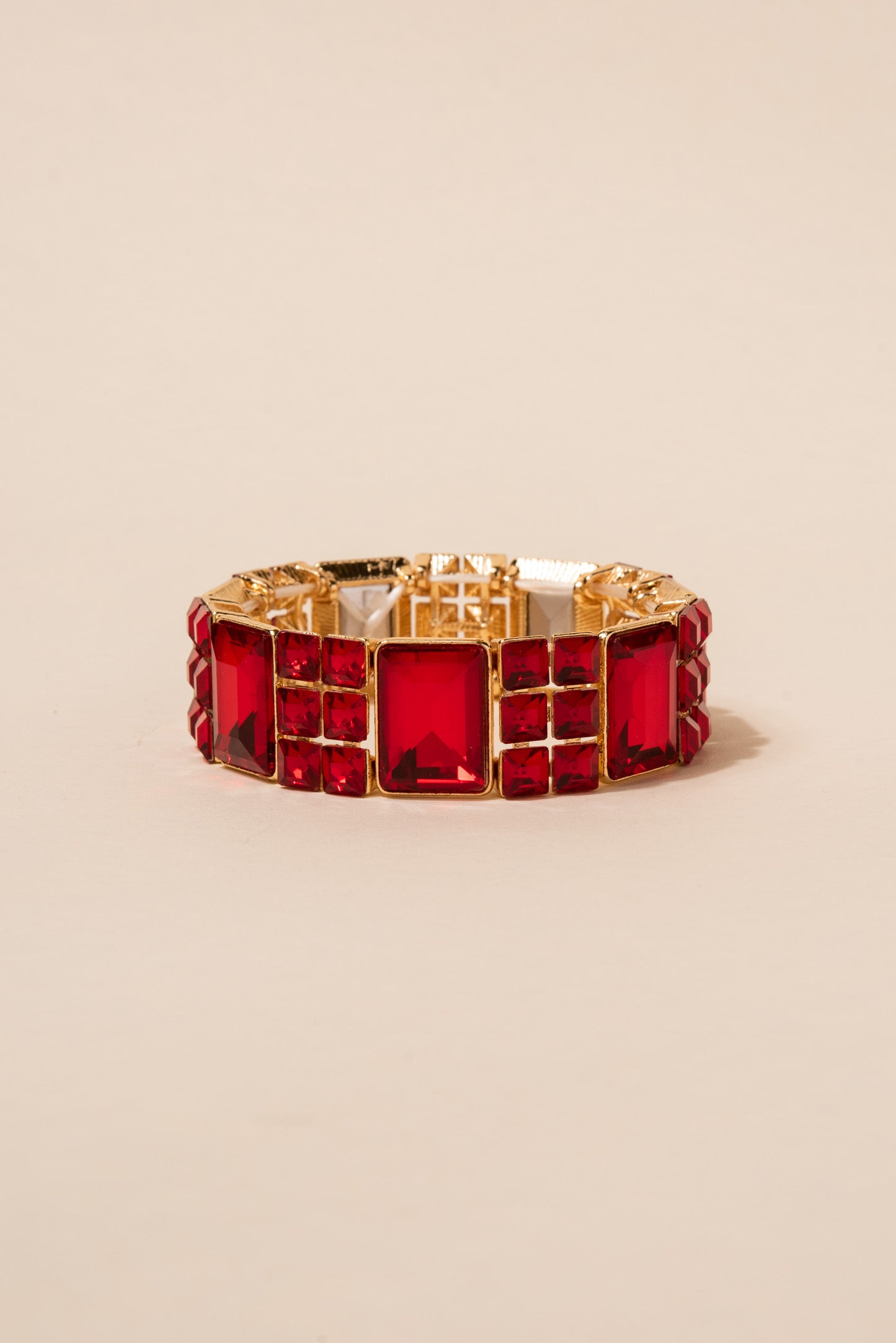 Layla Square Rhinestone Bracelet