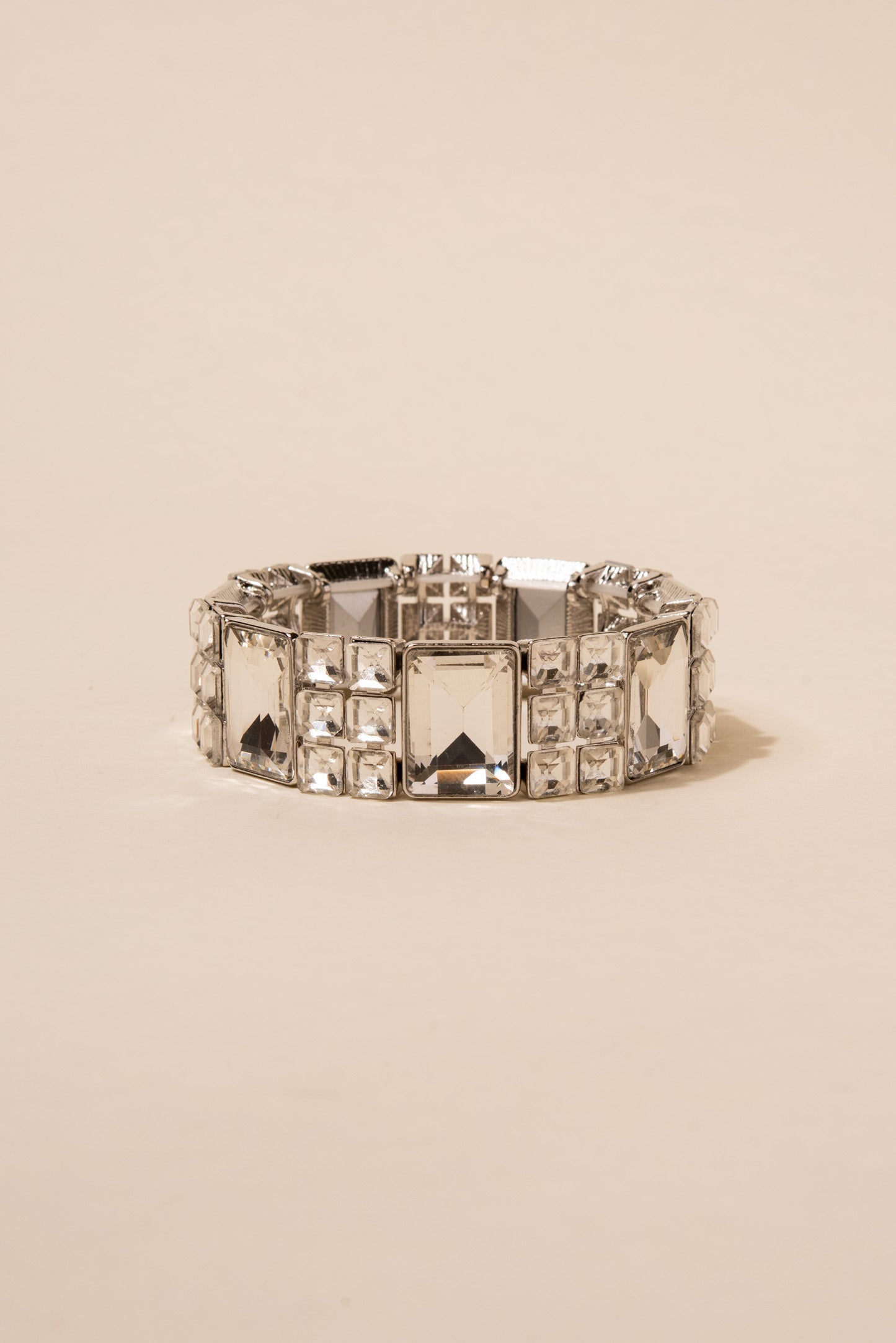 Layla Square Rhinestone Bracelet