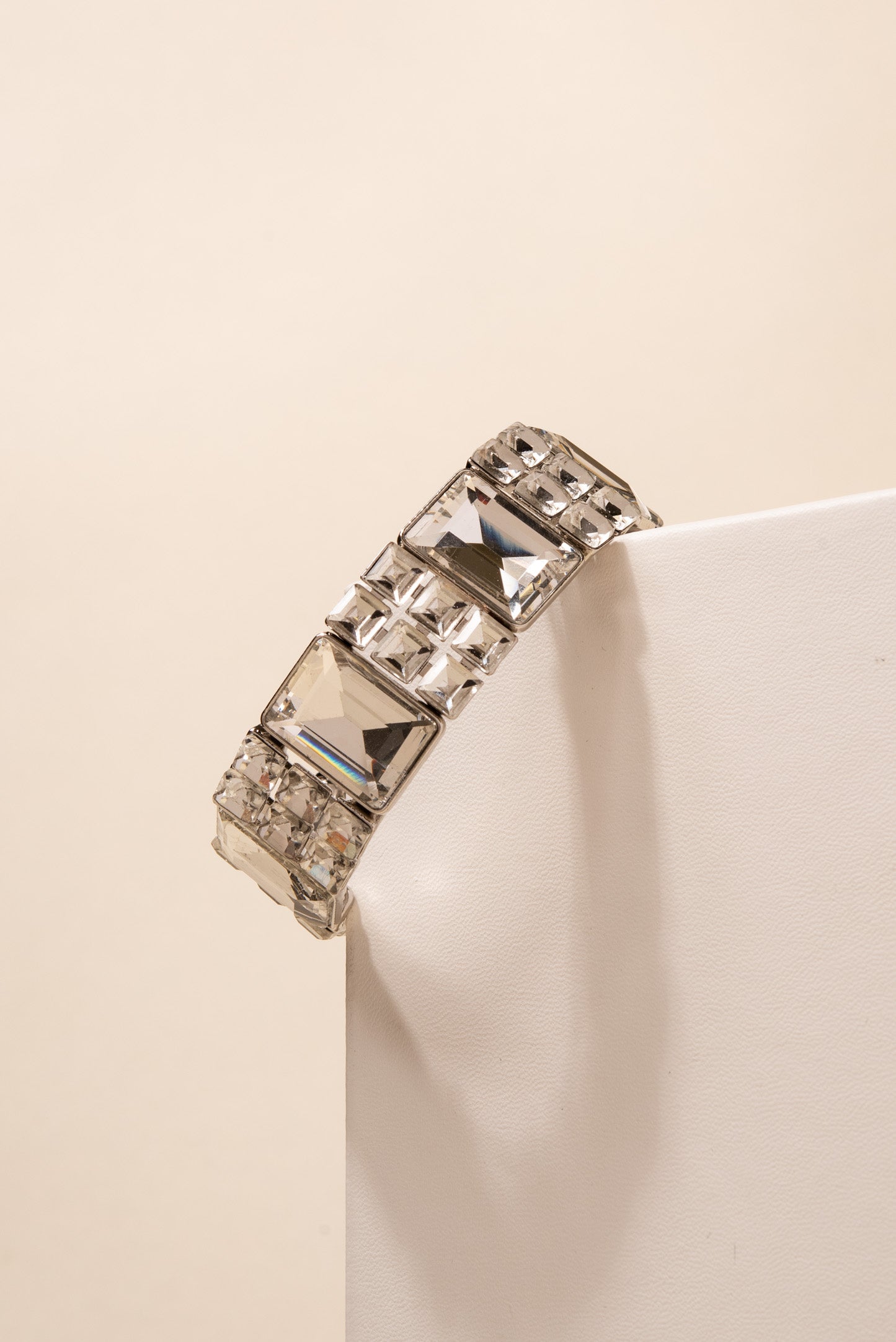 Layla Square Rhinestone Bracelet
