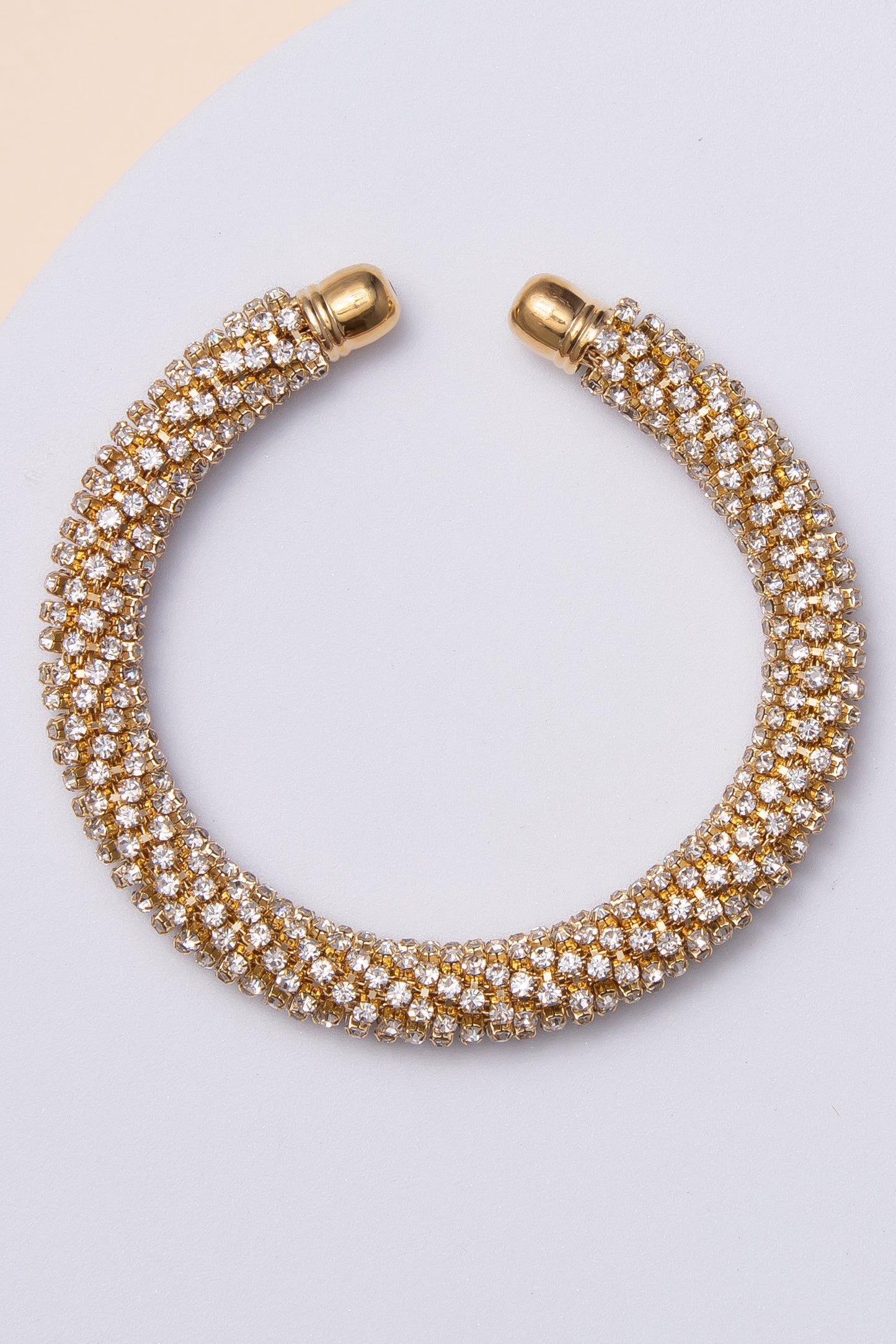 Stacy Rhinestone Cuff Bracelet