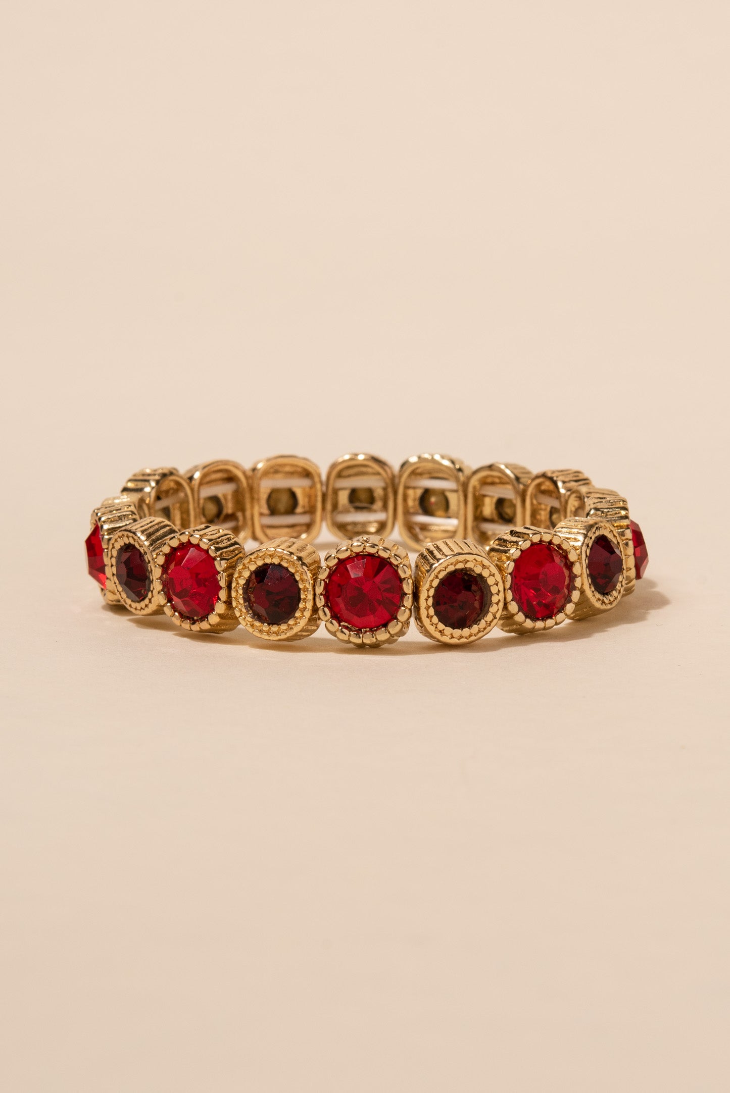 Holly Round Rhinestone Bracelet
