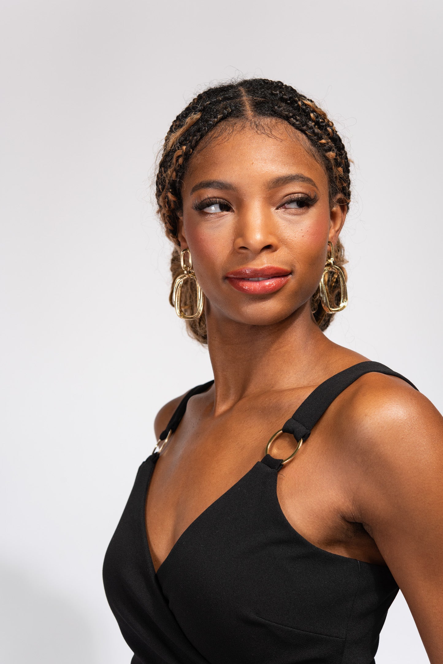 Daniela Rope Textured Dangle Clip-On Earrings