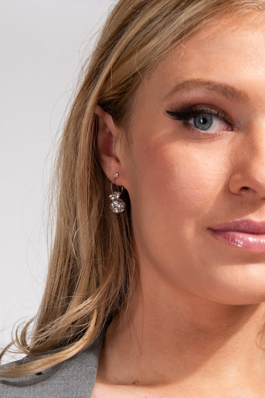 Perry CZ Dangle Earrings