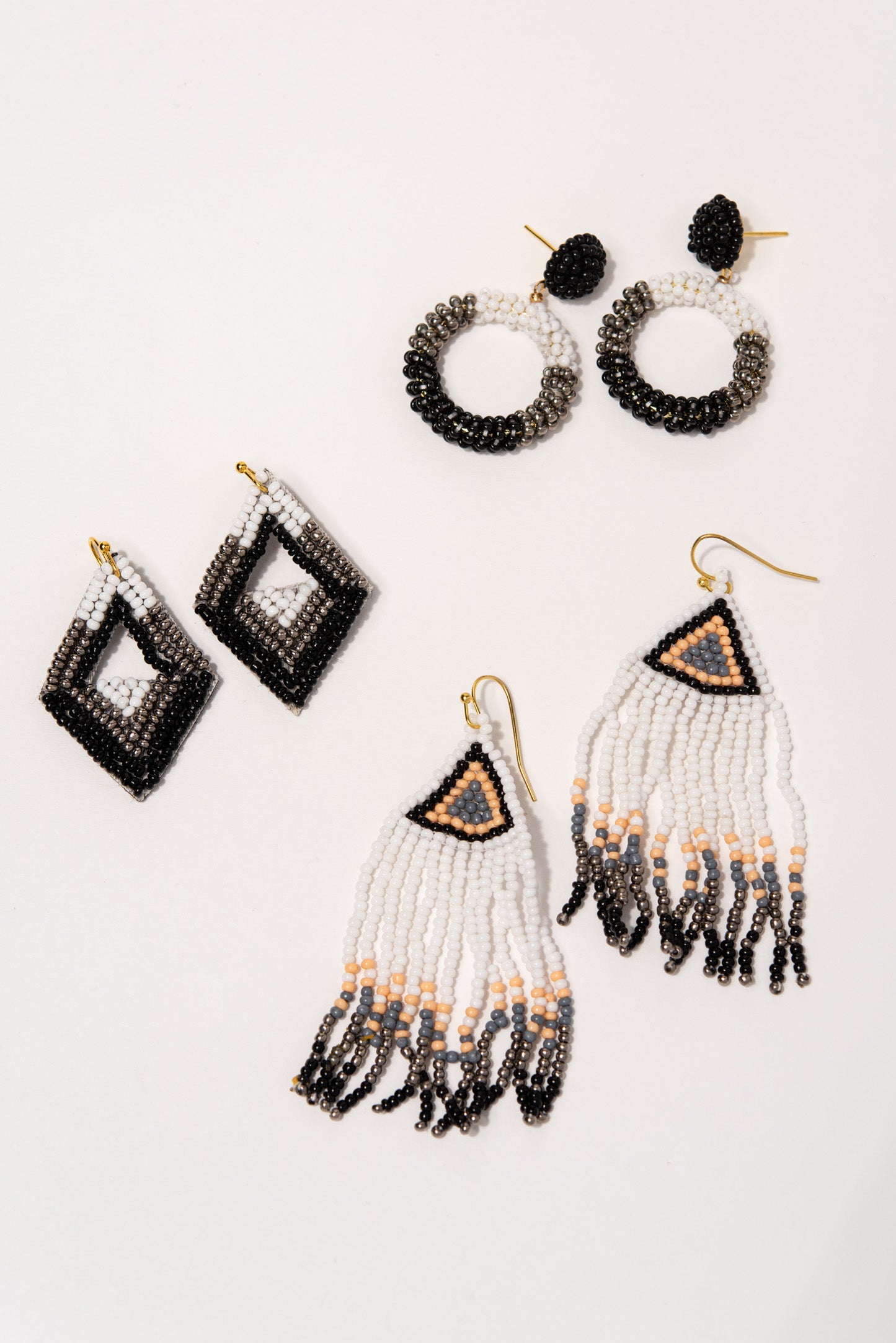 Maya Beaded Dangle Earrings