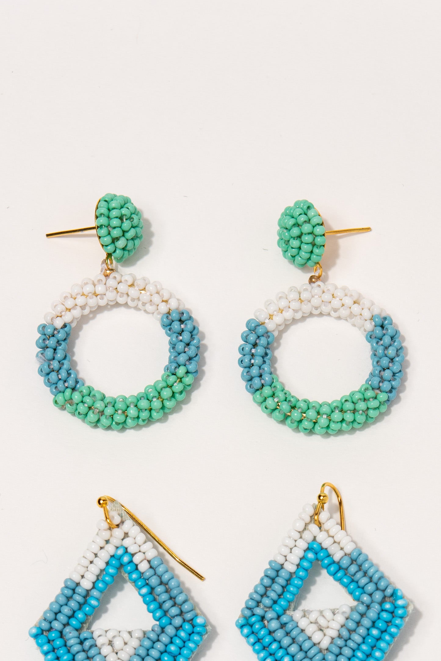 Maya Beaded Dangle Earrings