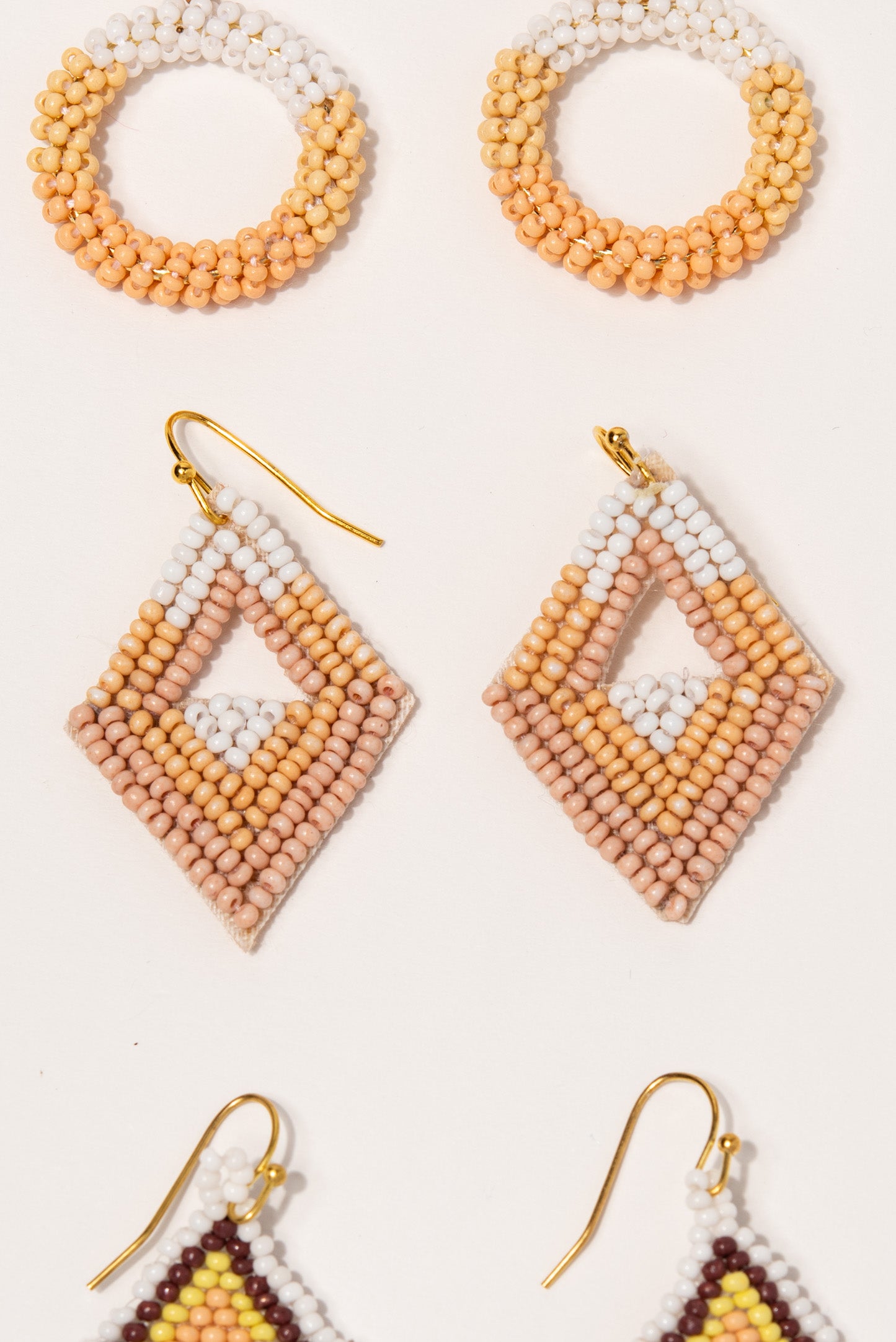 Maya Beaded Dangle Earrings