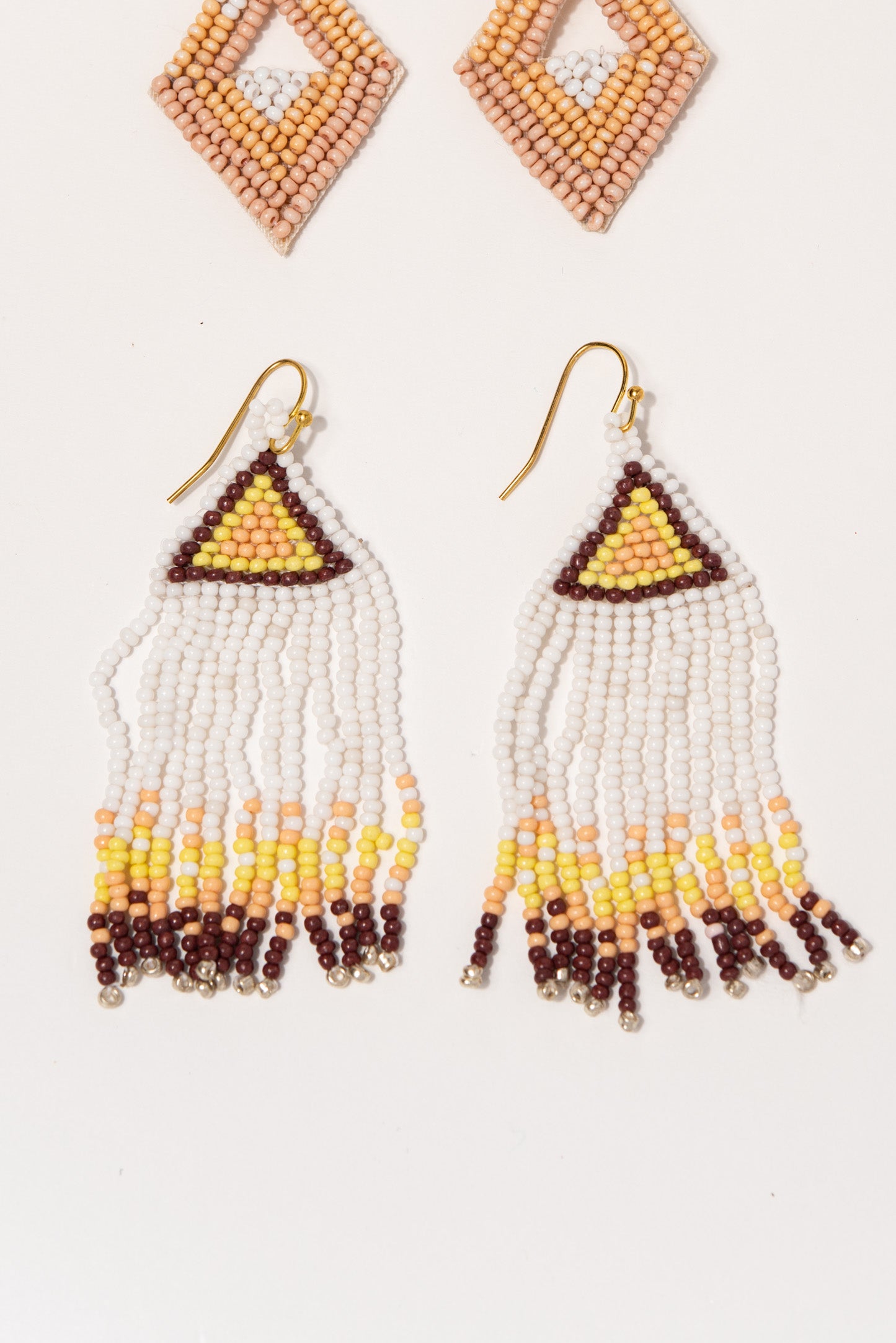 Maya Beaded Dangle Earrings