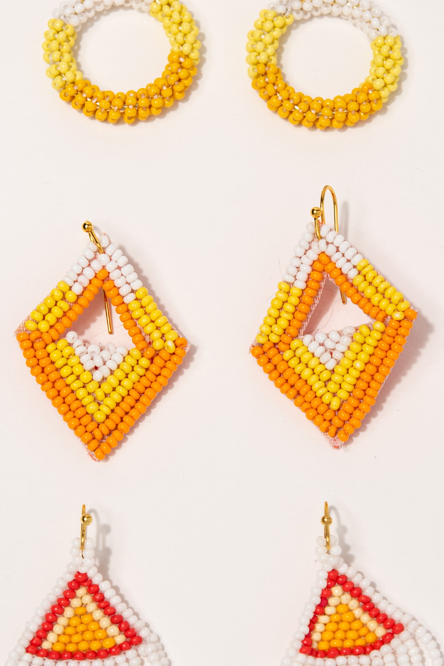 Maya Beaded Dangle Earrings