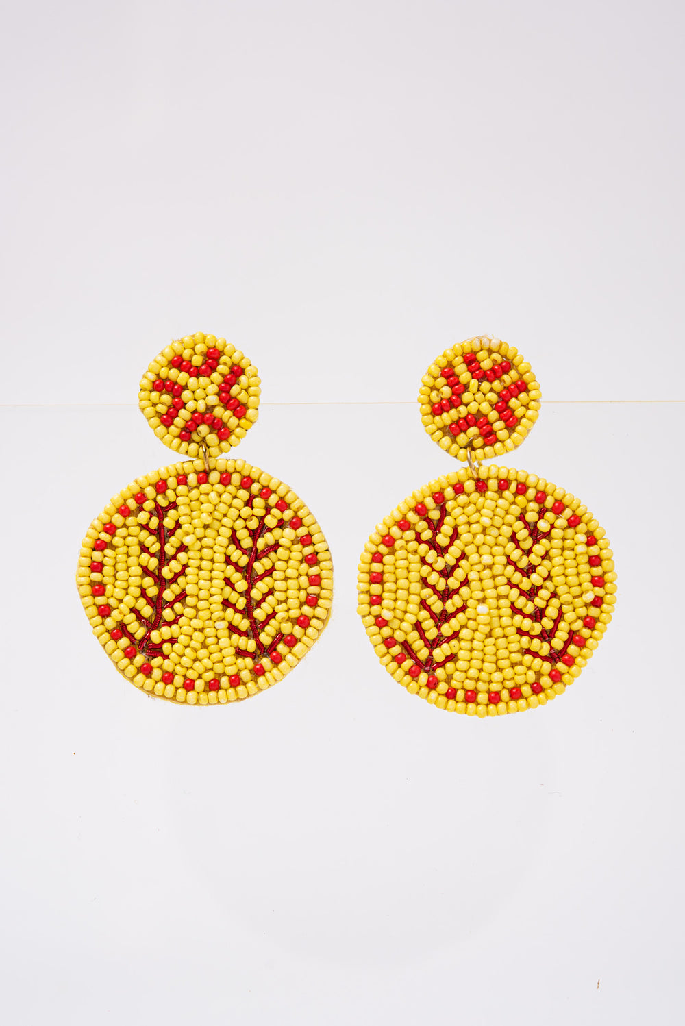 Softball Game Day Dangle Earrings
