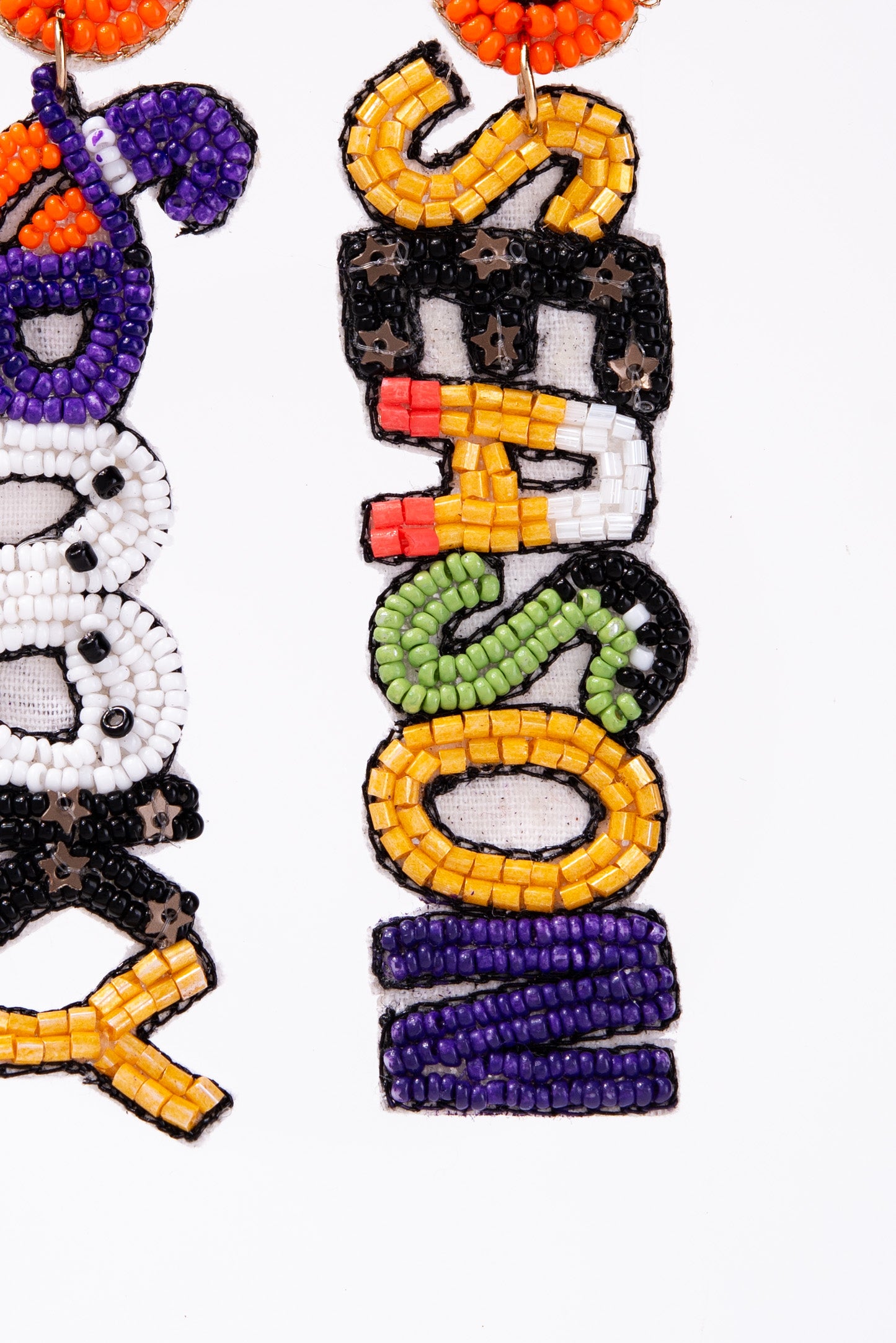 SPOOKY SEASON Beaded Drop Earrings