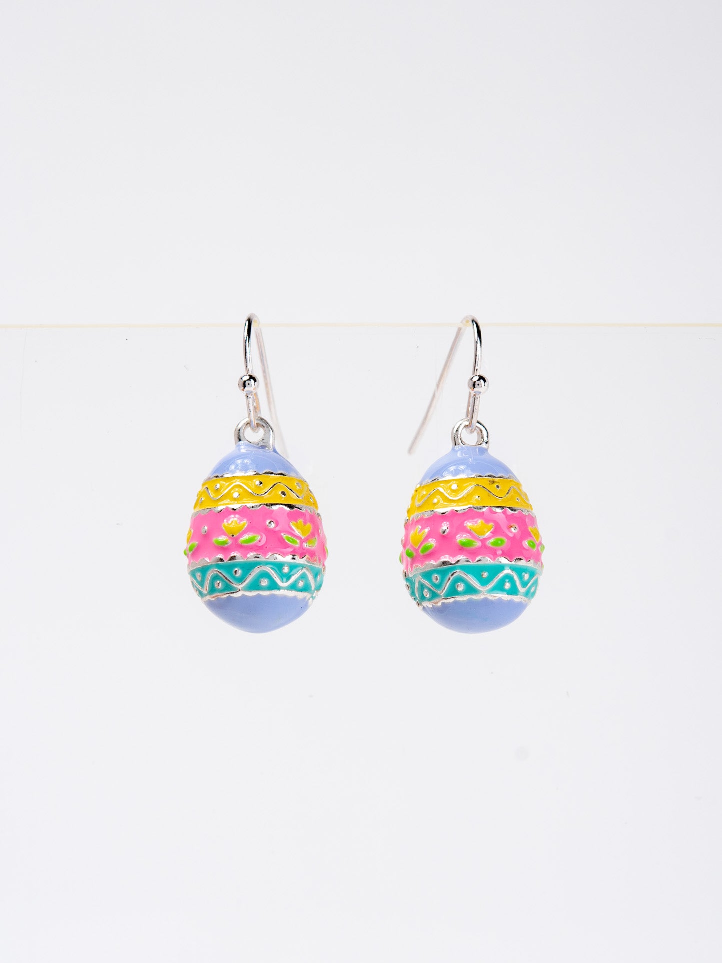 Ella Multicolor Easter Eggs Drop Earrings