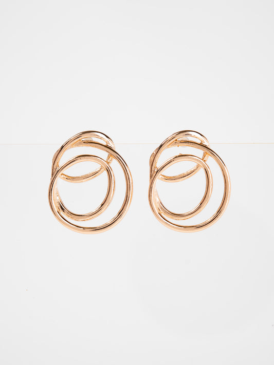 Araya Abstract Hoop Earrings