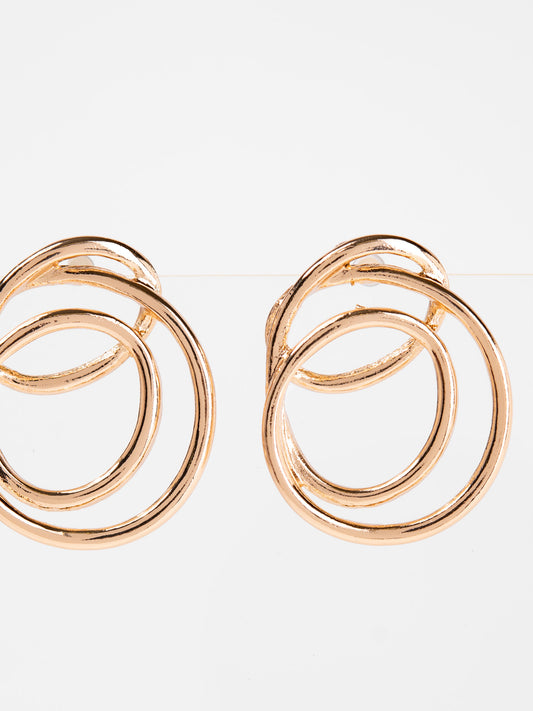 Araya Abstract Hoop Earrings