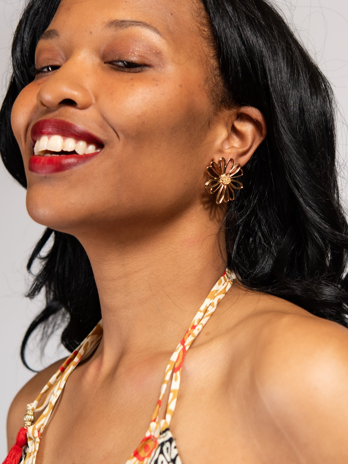 Siena Floral Stud Earrings