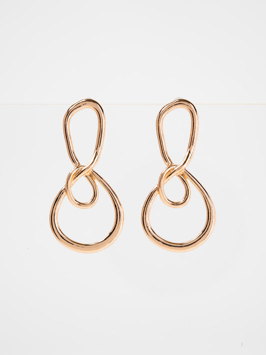 Summer Knot Stud Dangle Earrings