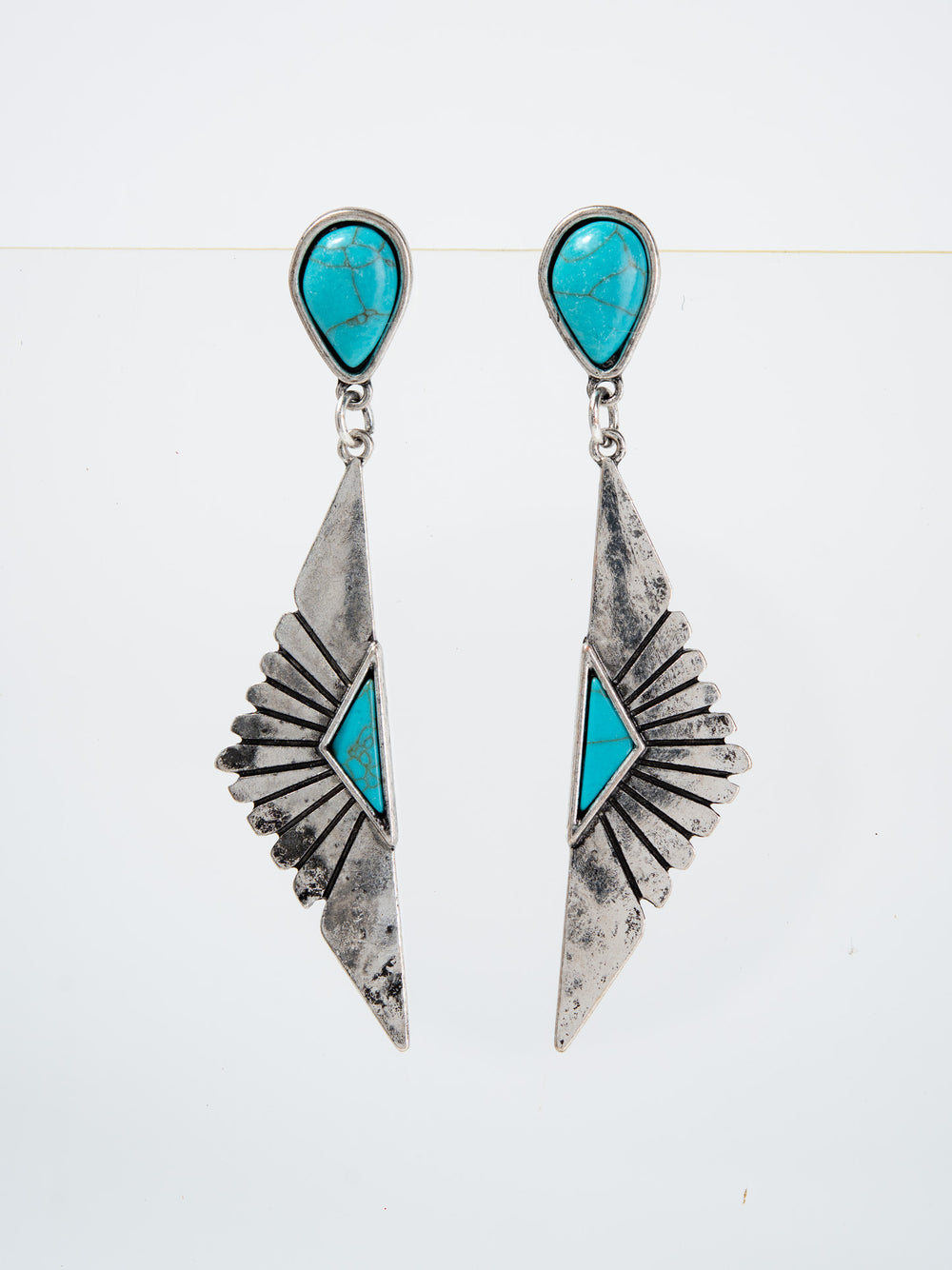 Annabelle Western Fan Dangle Earrings
